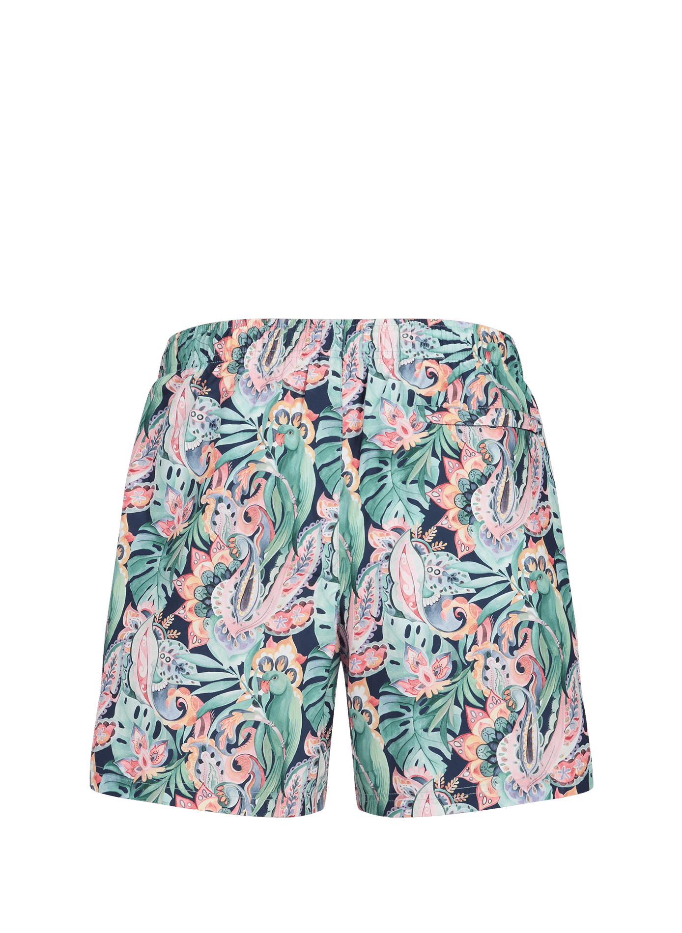 Mid-thigh floral print swim shorts ETON Multicolour