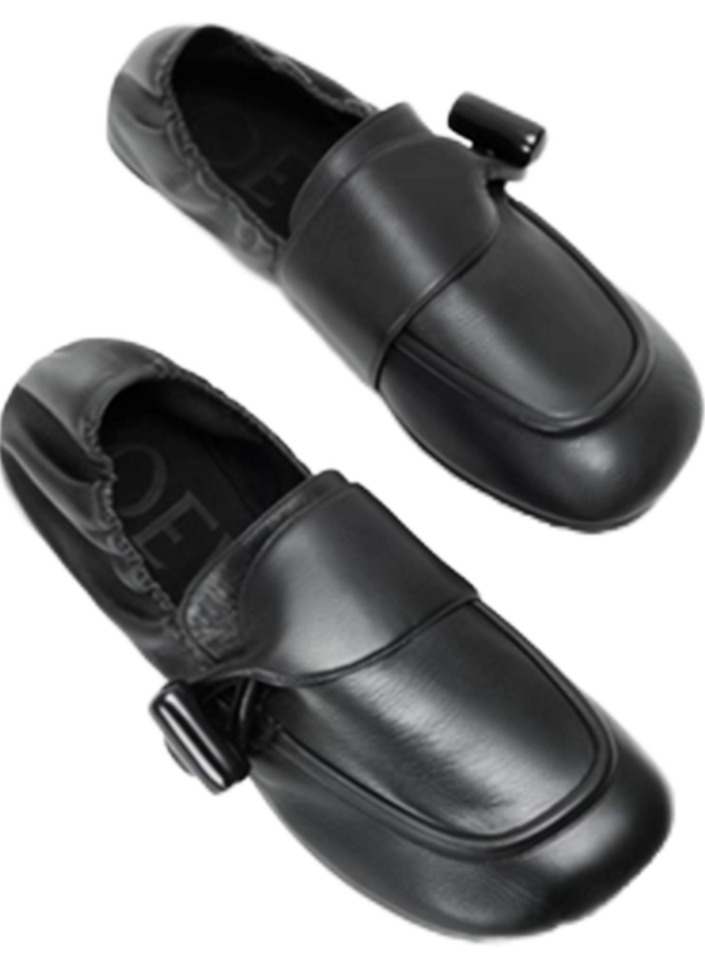 Toggle calf leather shiny smooth moccasins LOEWE Black