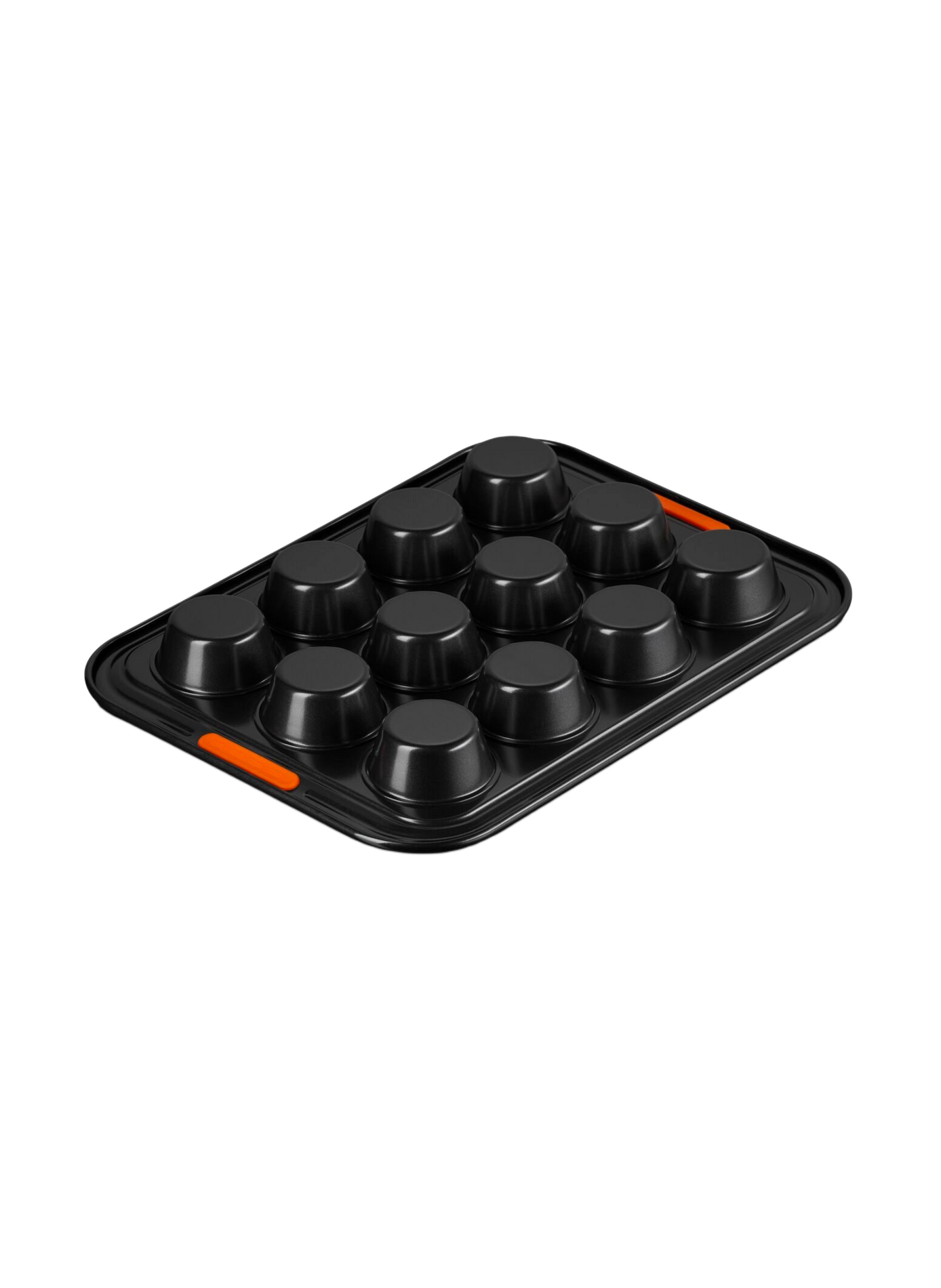 12-cup steel muffin pan LE CREUSET Black