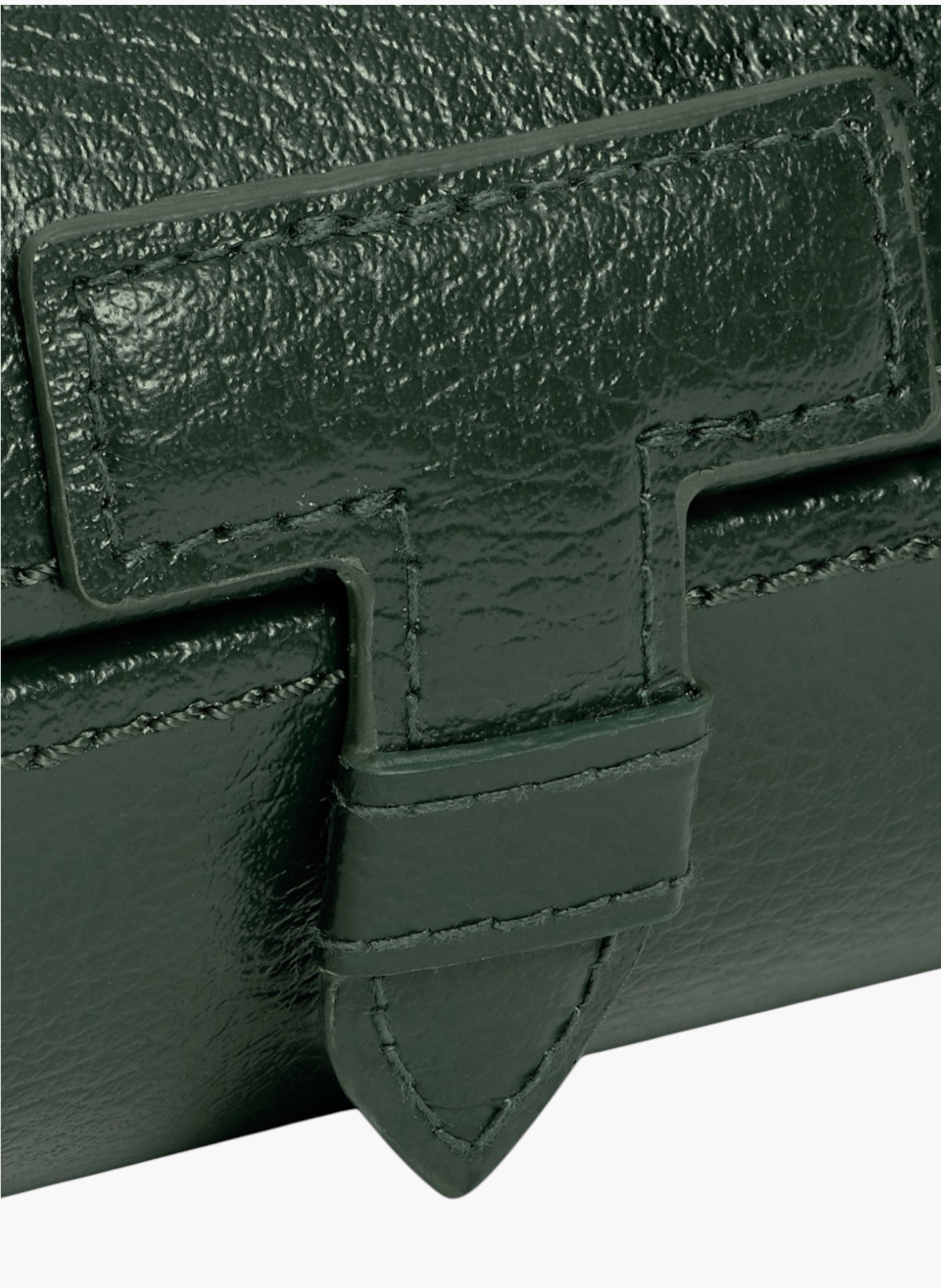 Etui 3 montres en cuir grainé LE TANNEUR Vert