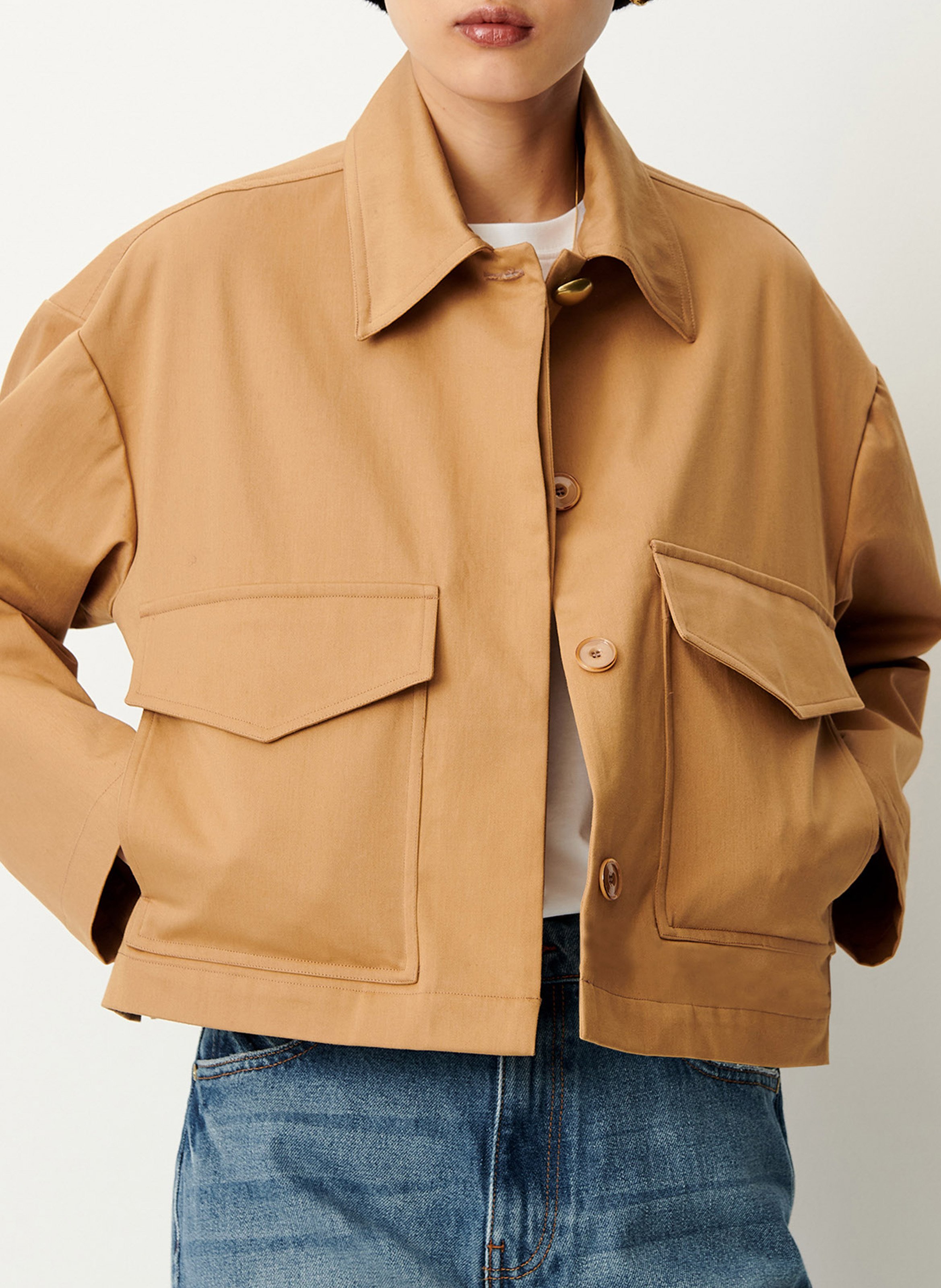 Veste ample en coton otta SESSUN Beige