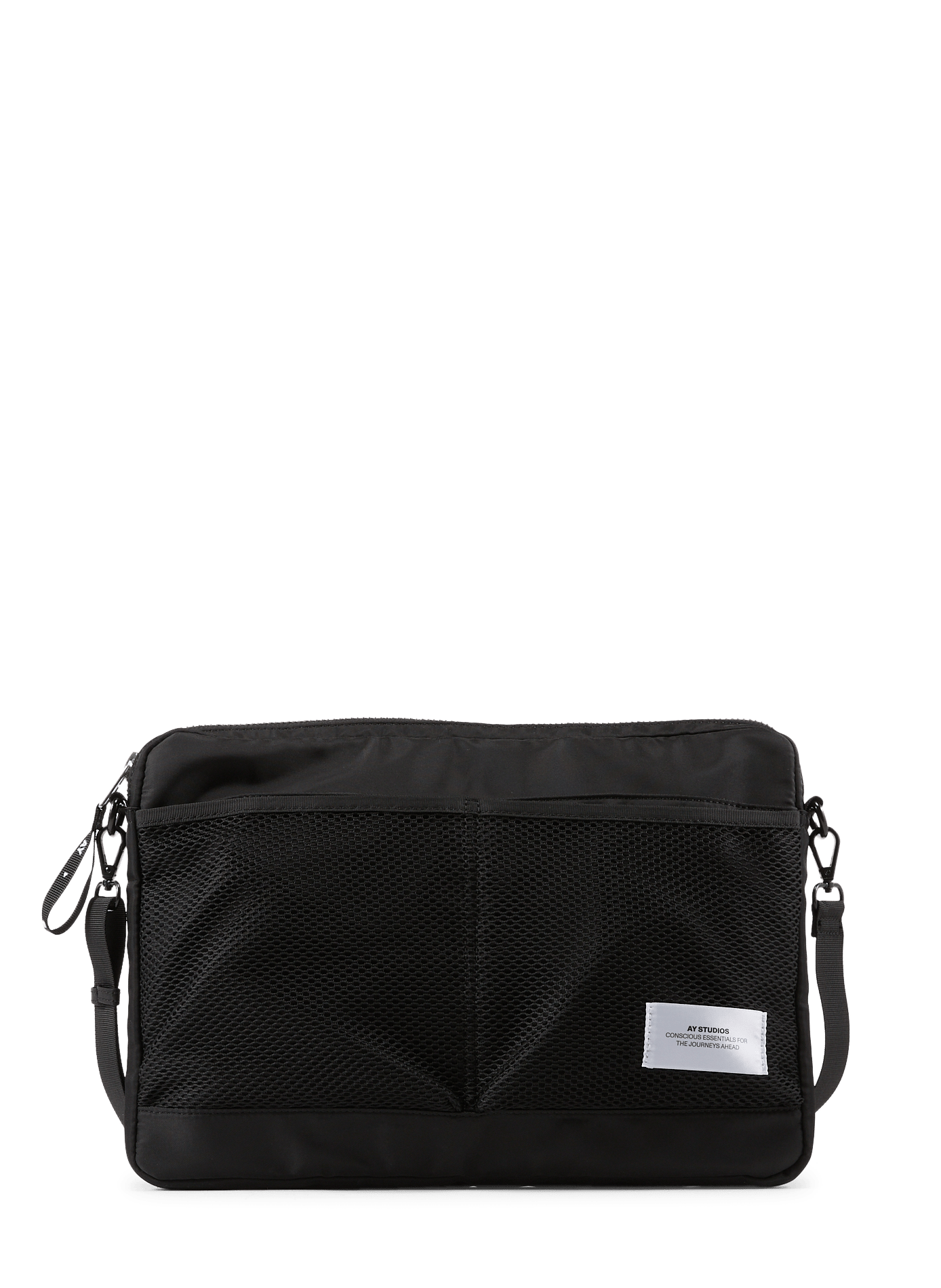 Shoulder computer bag AY STUDIOS Black