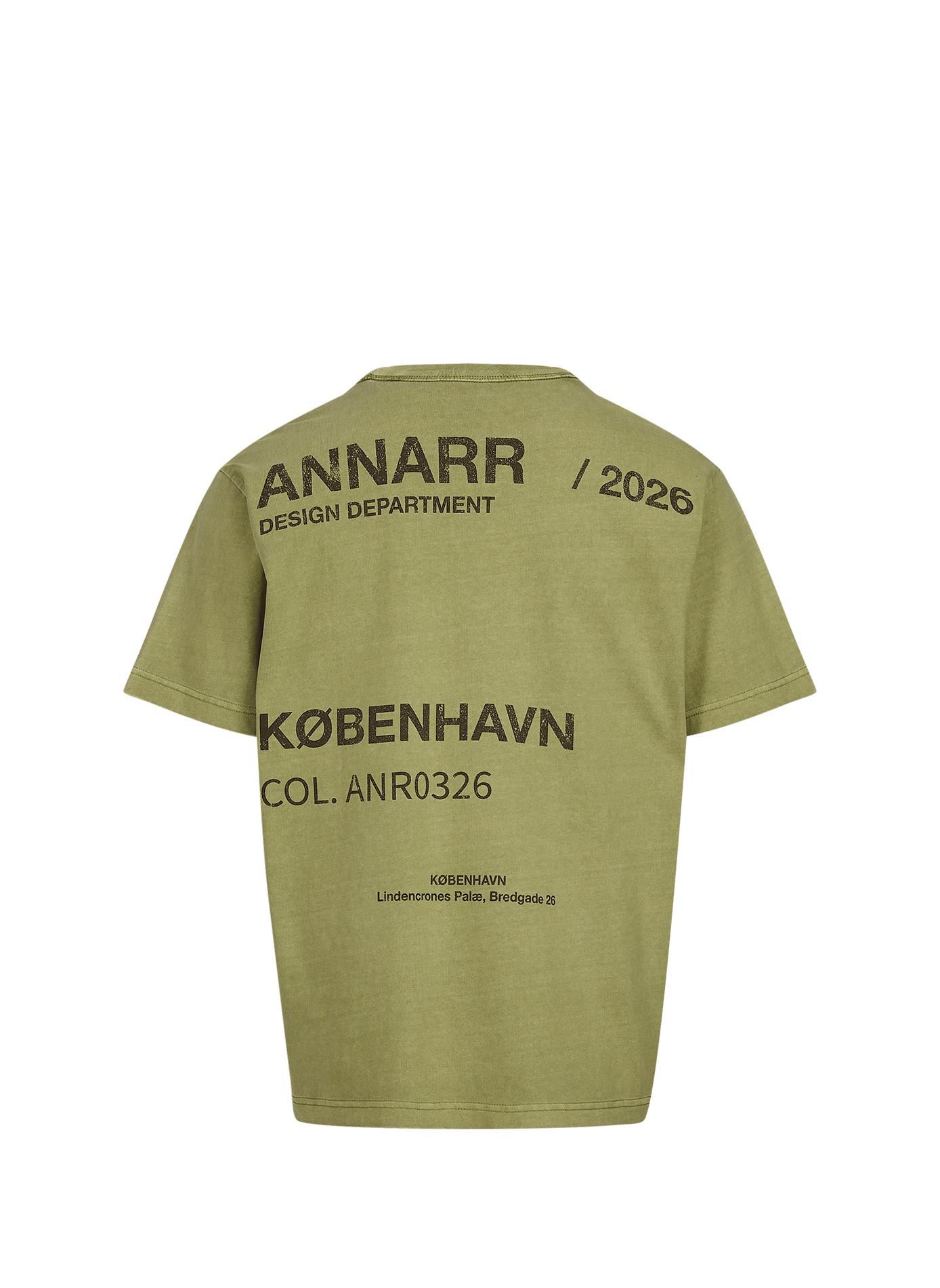 T-Shirt mit Location-Print aus Baumwolle ANNARR Grun