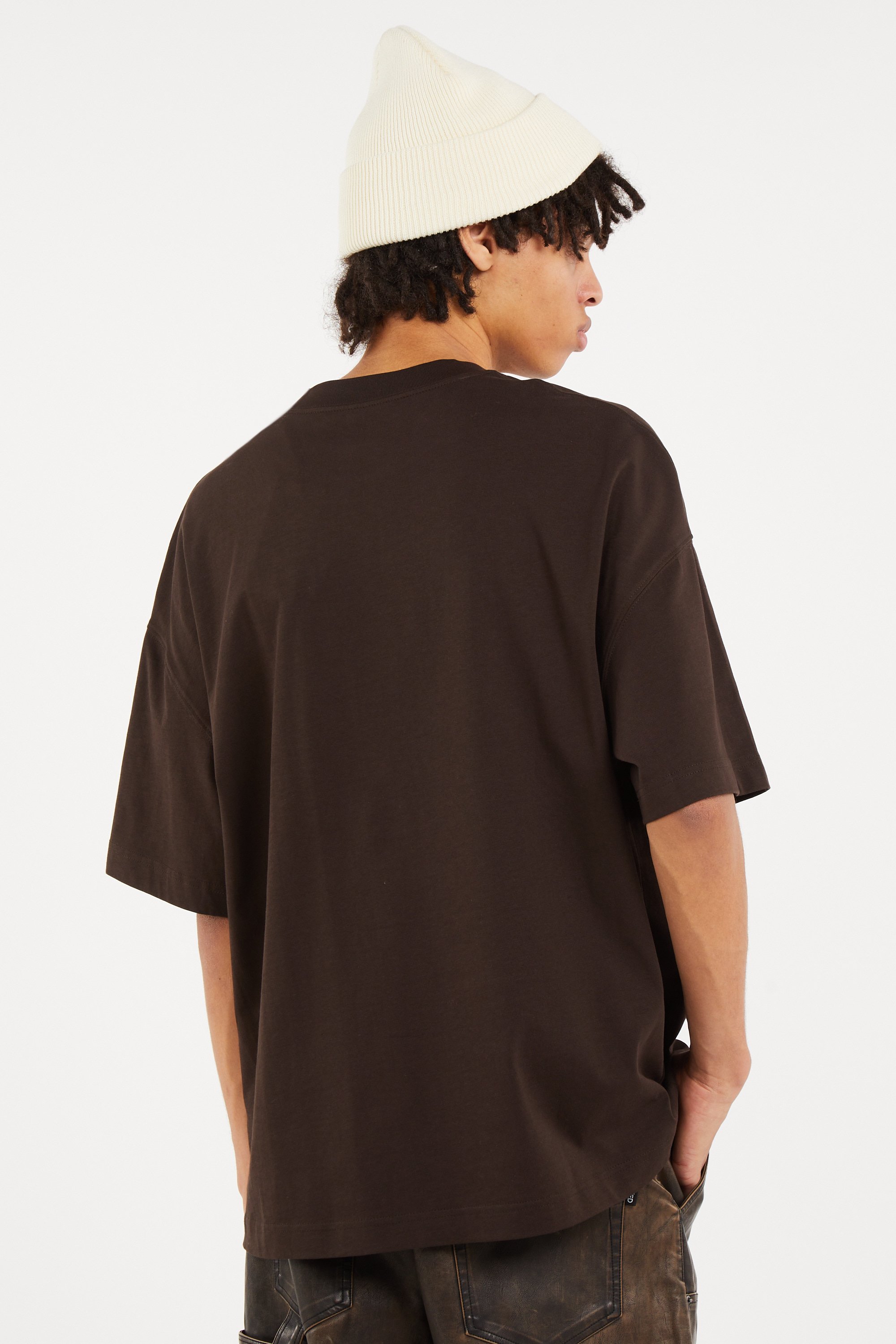 T-shirt signature scrip CARHARTT WIP Marron