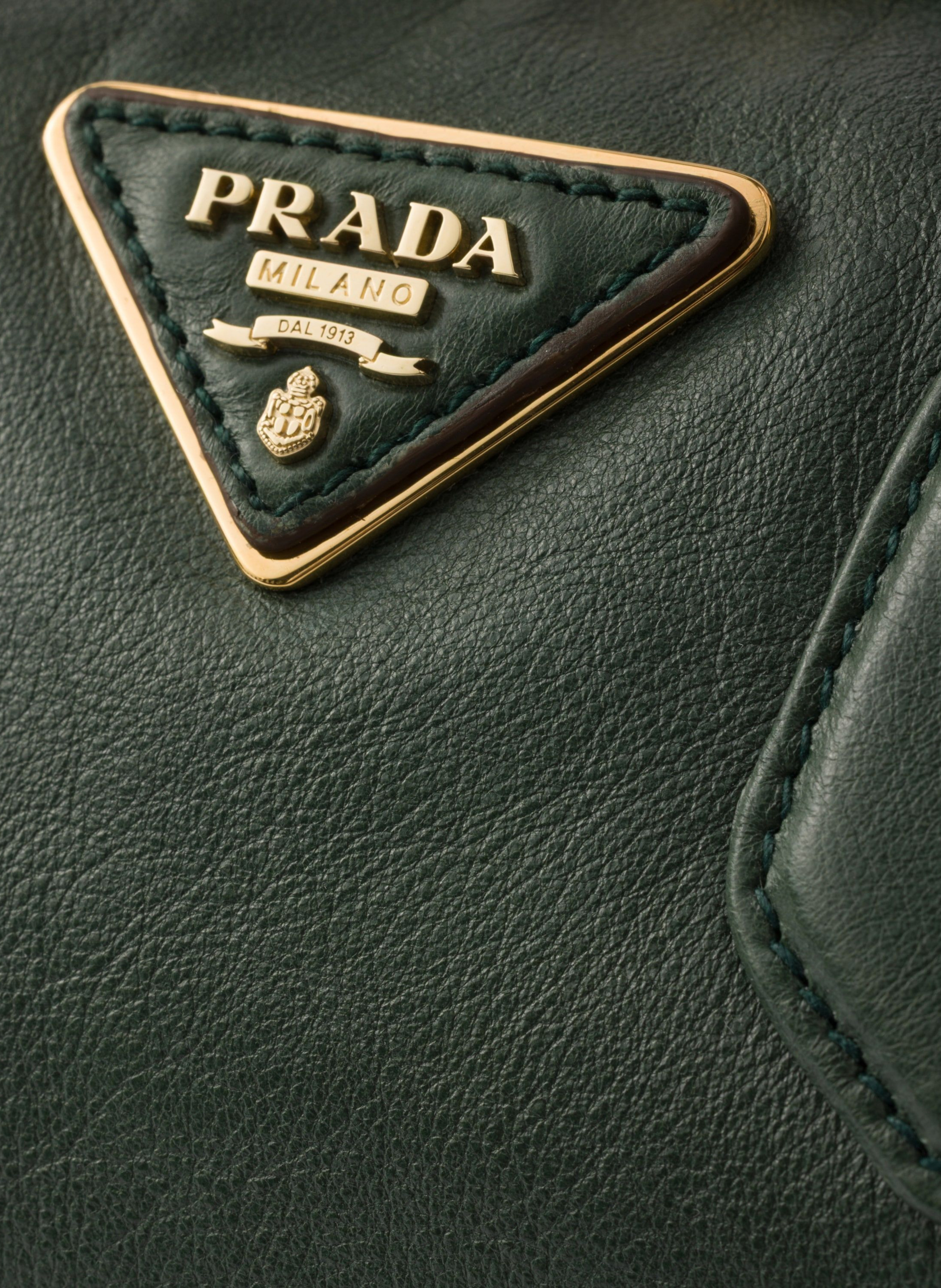 Petit sac à main prada evasion en cuir PRADA Vert