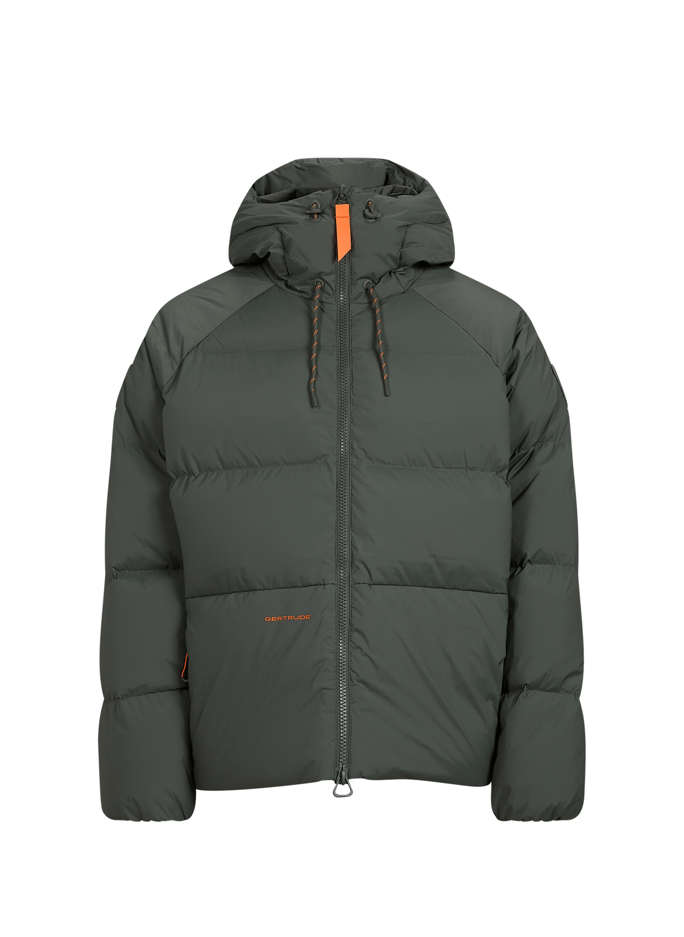 Quilted hooded Down jacket GERTRUDE Green