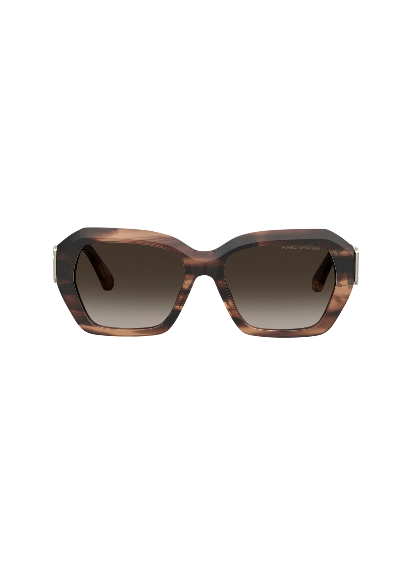 Lunettes de soleil The Square Geometrical MARC JACOBS Marron