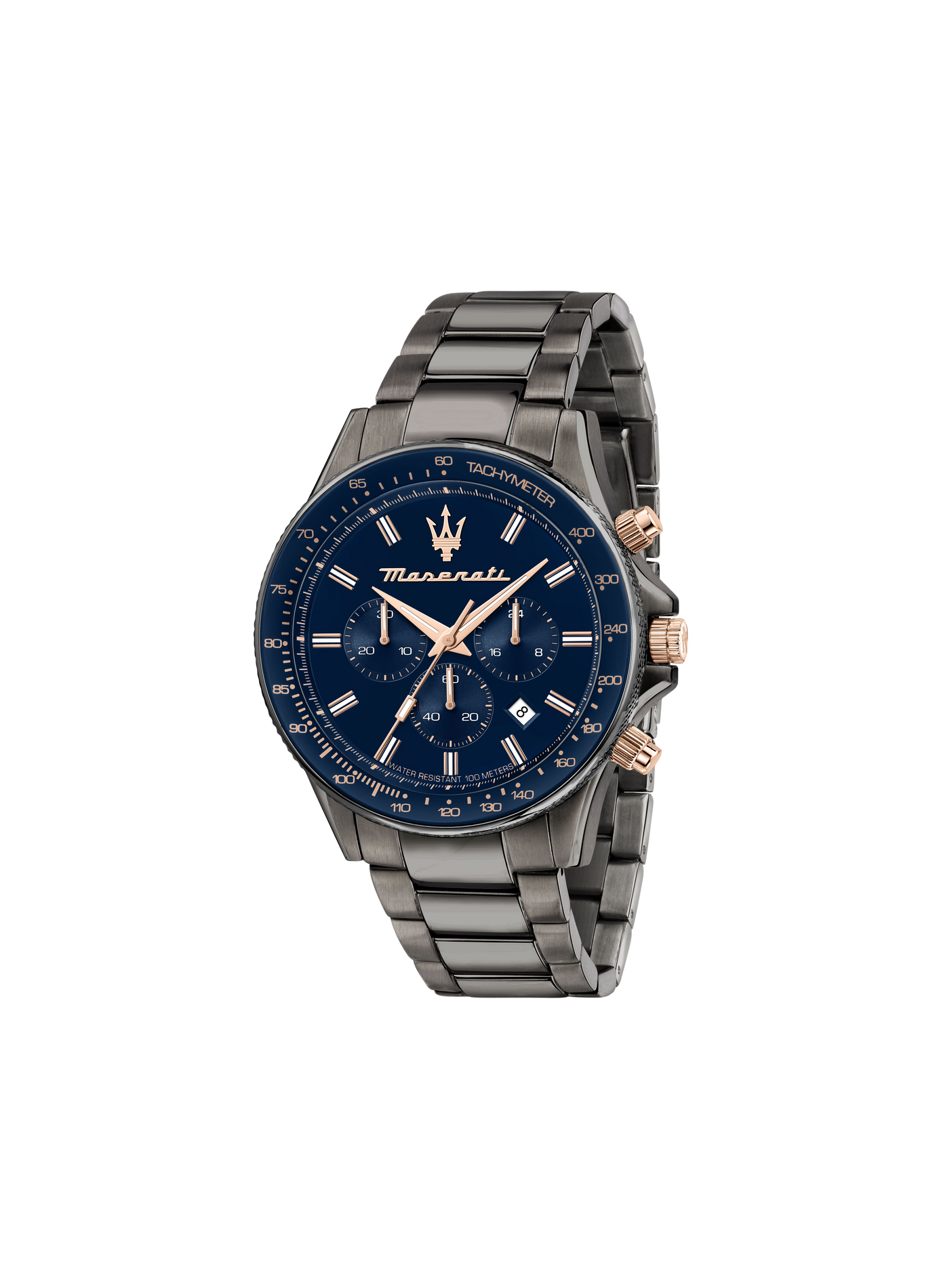 Montre quartz en acier inoxydable MASERATI Bleu