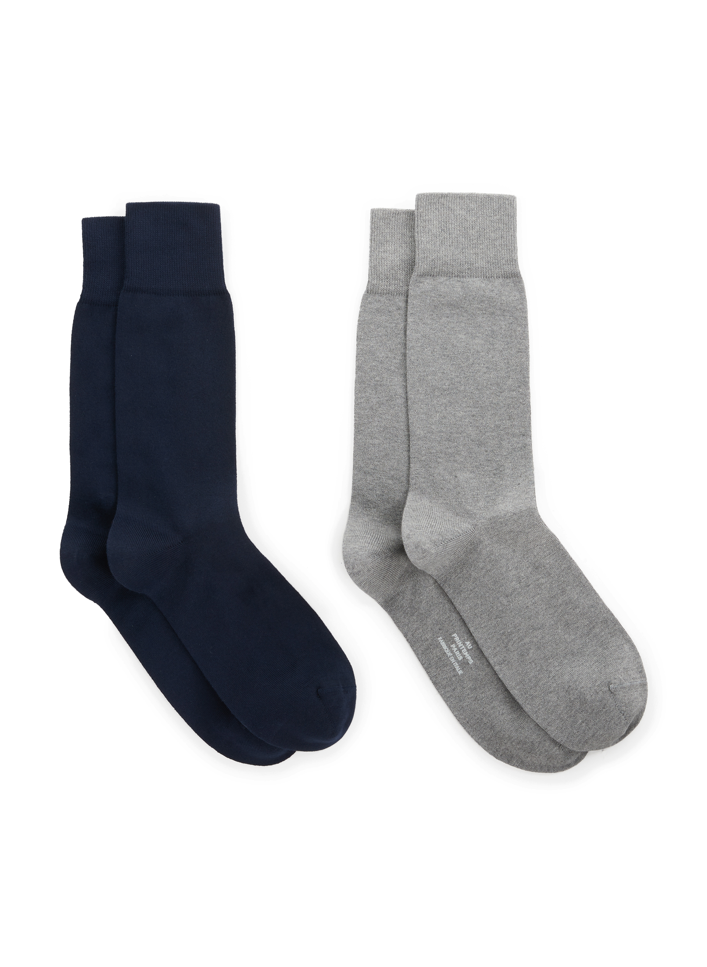 AU PRINTEMPS PARIS Chaussettes en coton mélangé Multicolore