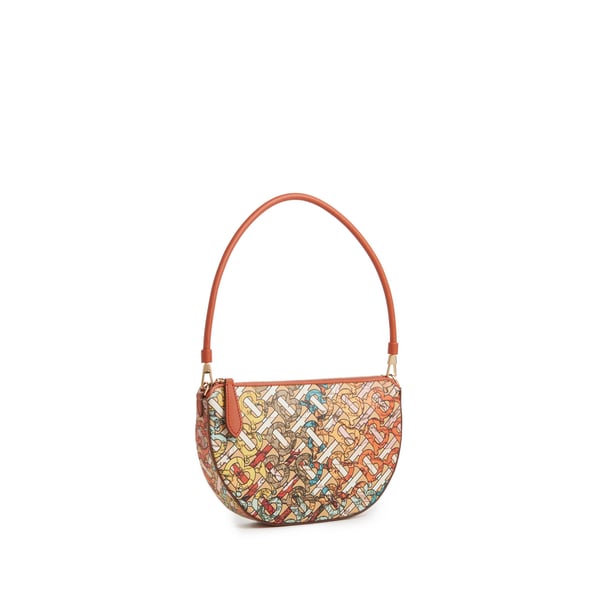 Sac à main Olympia monogrammé en cuir