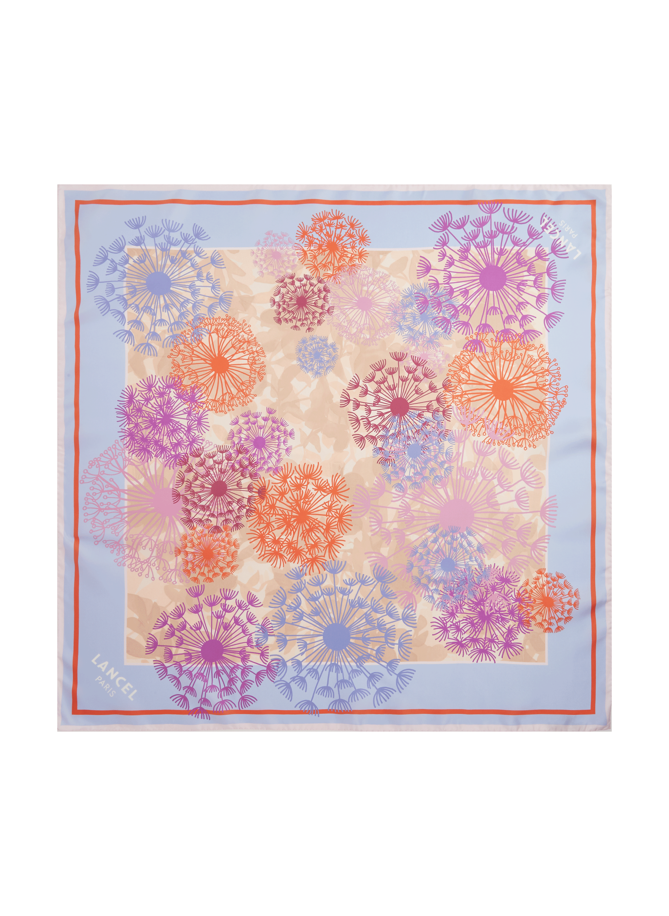 Carré de soie Feux d'artifice