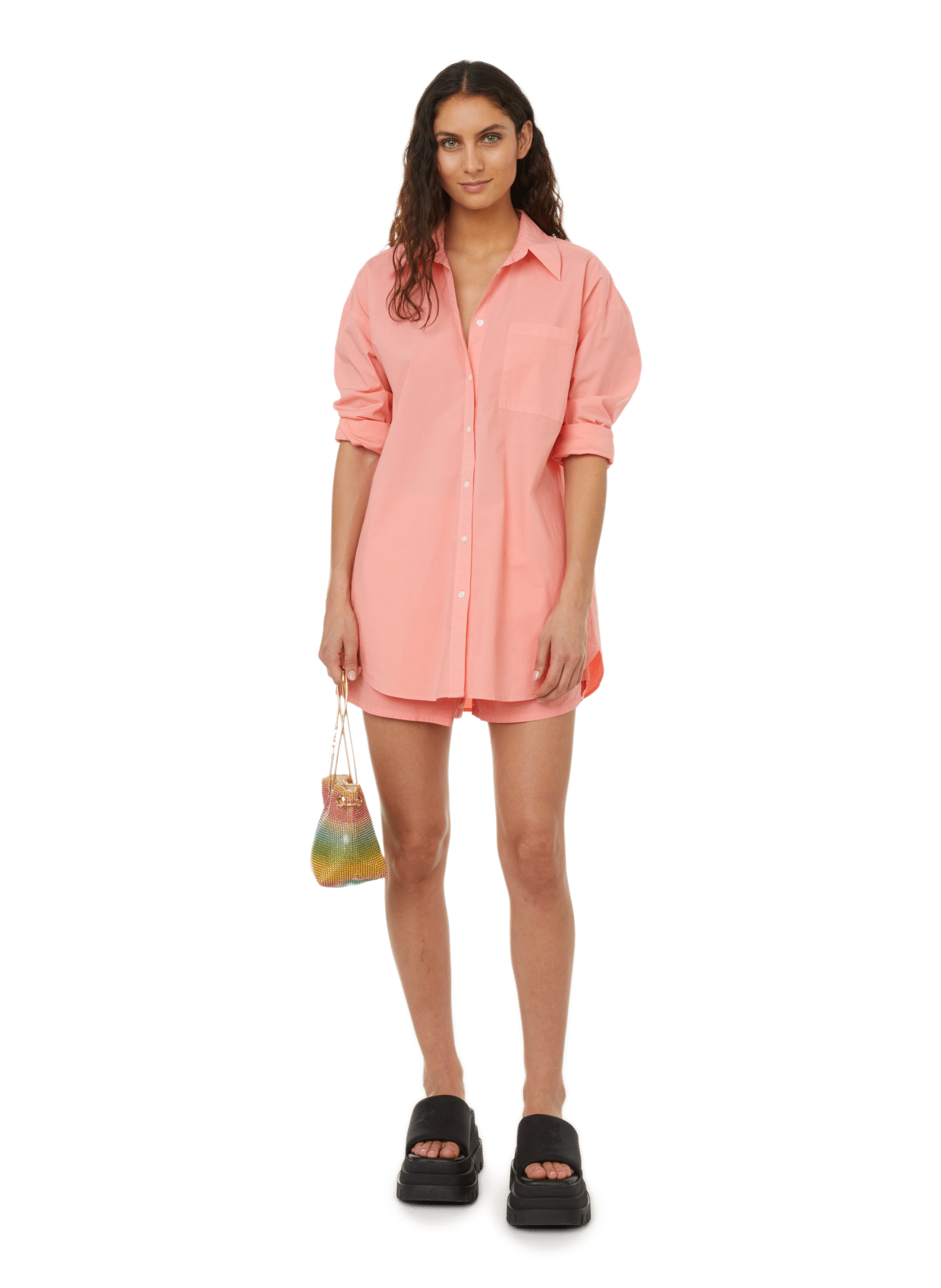 Chemise en coton SAISON 1865 Rose