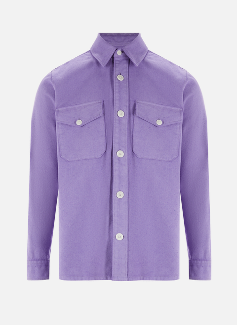 Purple cotton shirtEDITIONS 102 