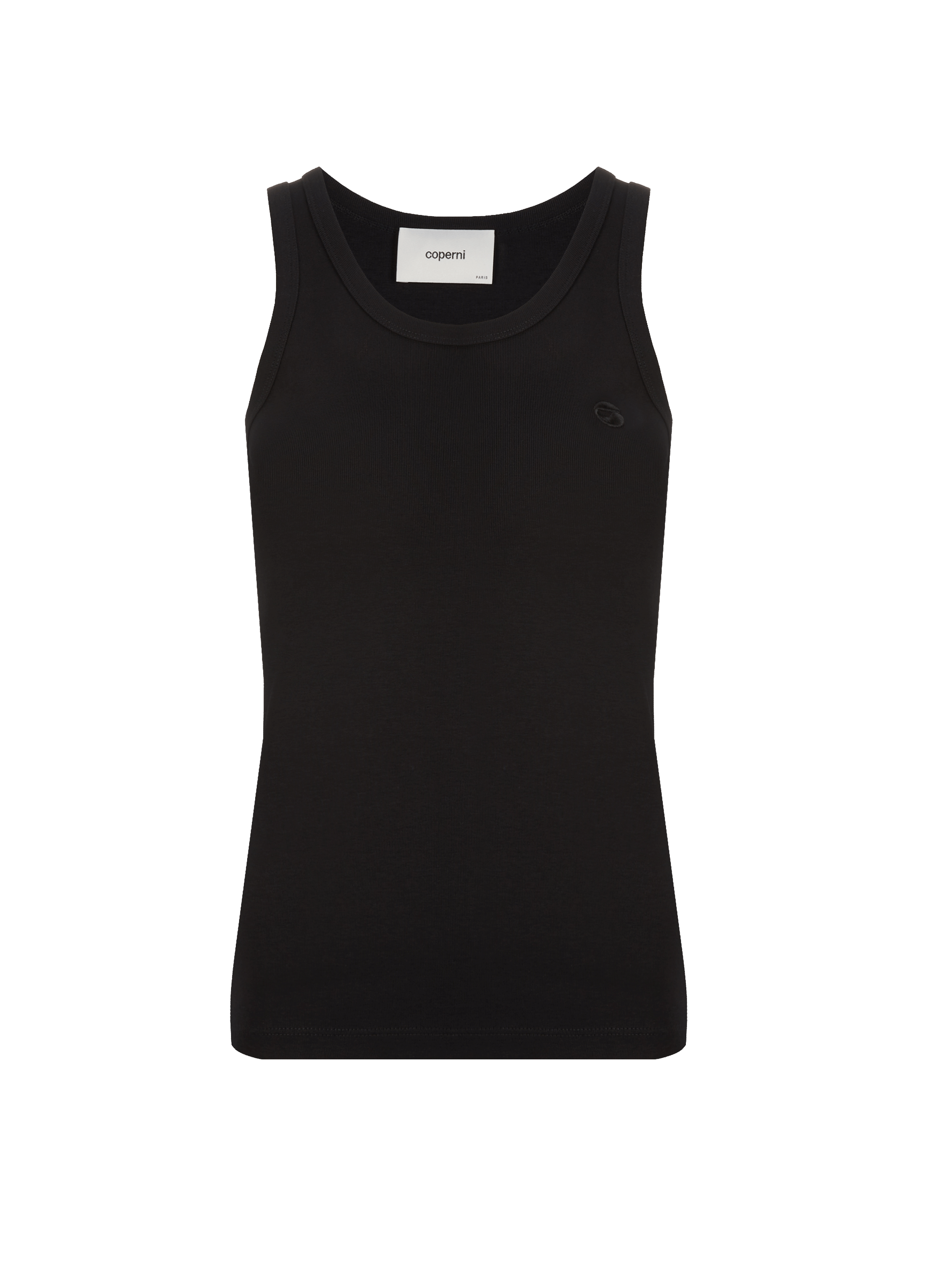 Cotton tank top  COPERNI Black
