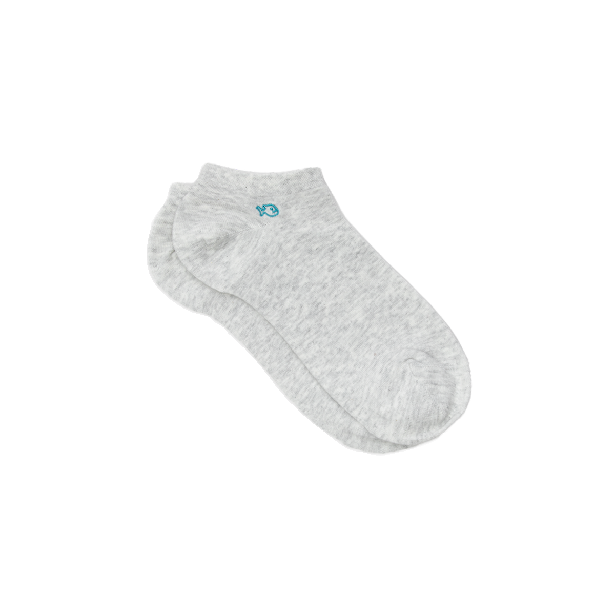 Socquettes en coton peigné unies BILLYBELT Gris