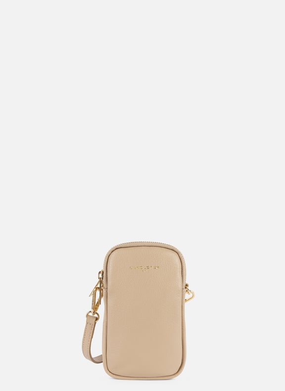 Pochette smartphone - dune Beige by LANCASTER LANCASTER Pochette smartphone - dune Beige