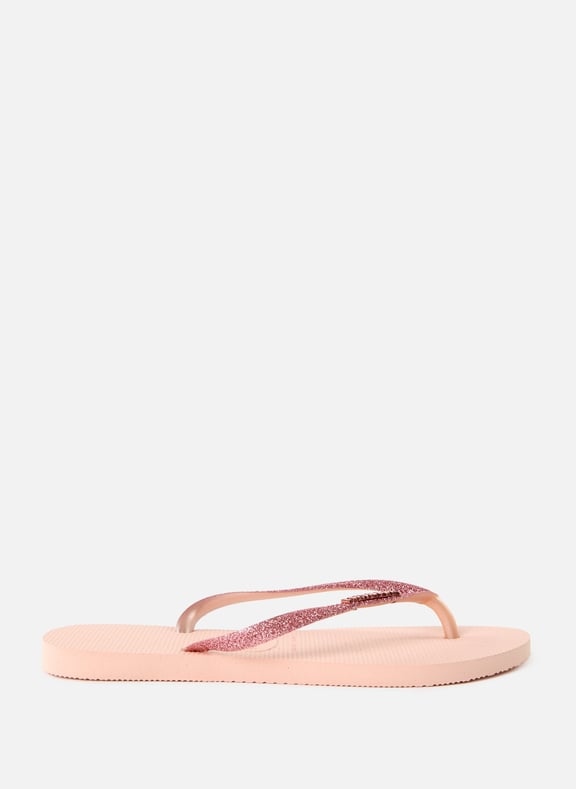 Slim Glitter II flip flops Pink by HAVAIANAS HAVAIANAS Slim Glitter II flip flops Pink