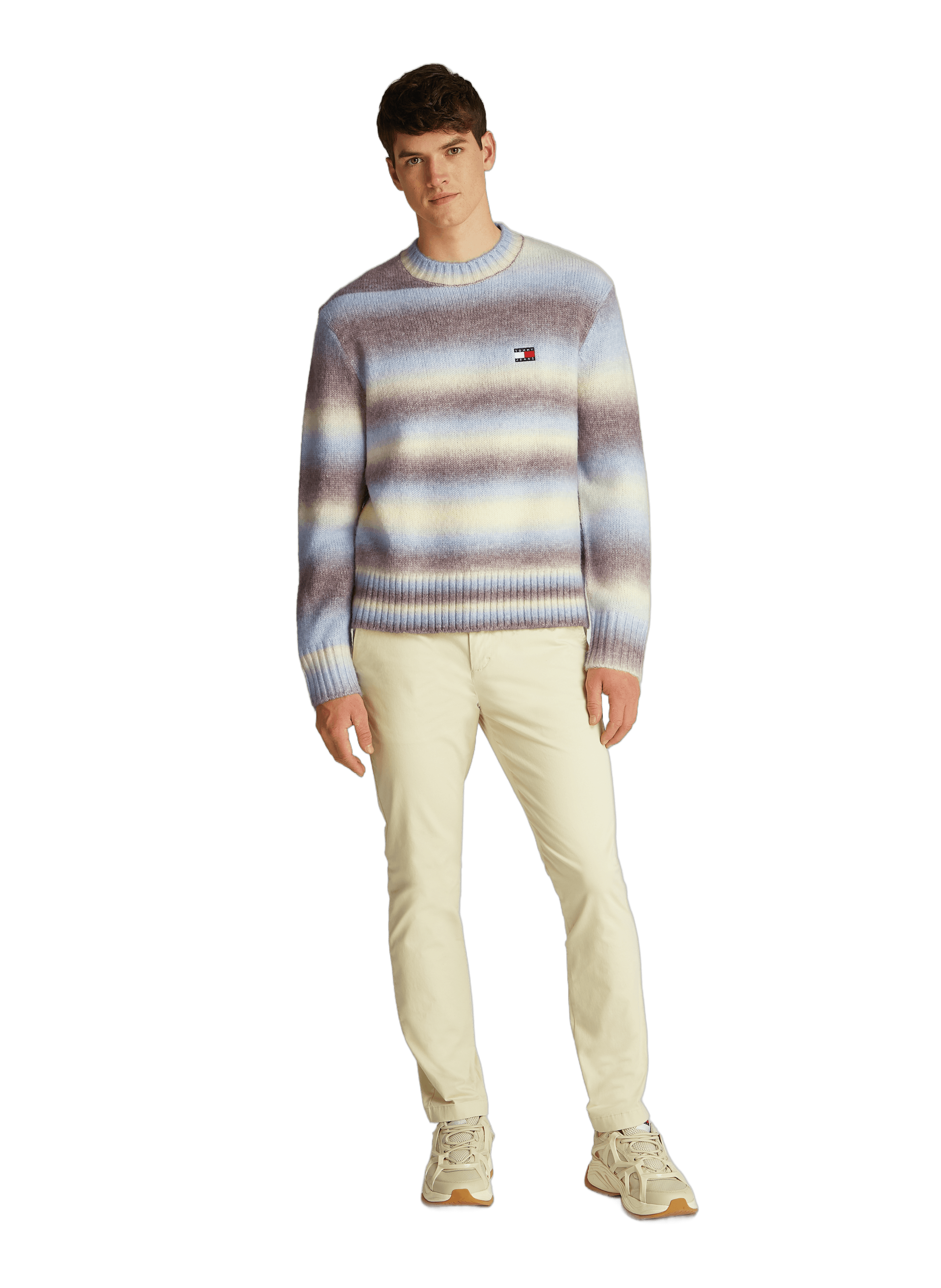 Sweater with gradient pattern and wool Multicolour