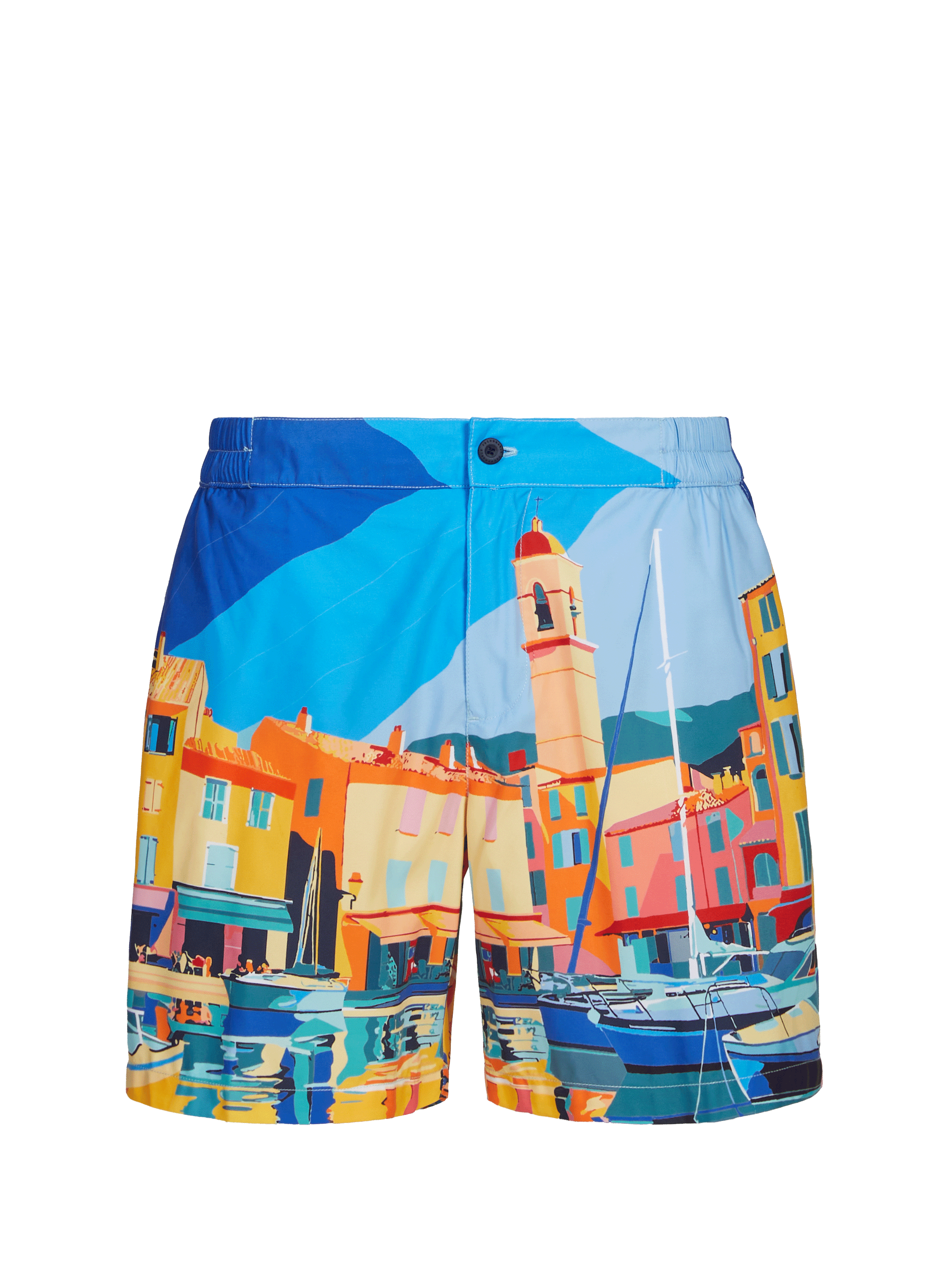 Printed shorts FACONNABLE Blue