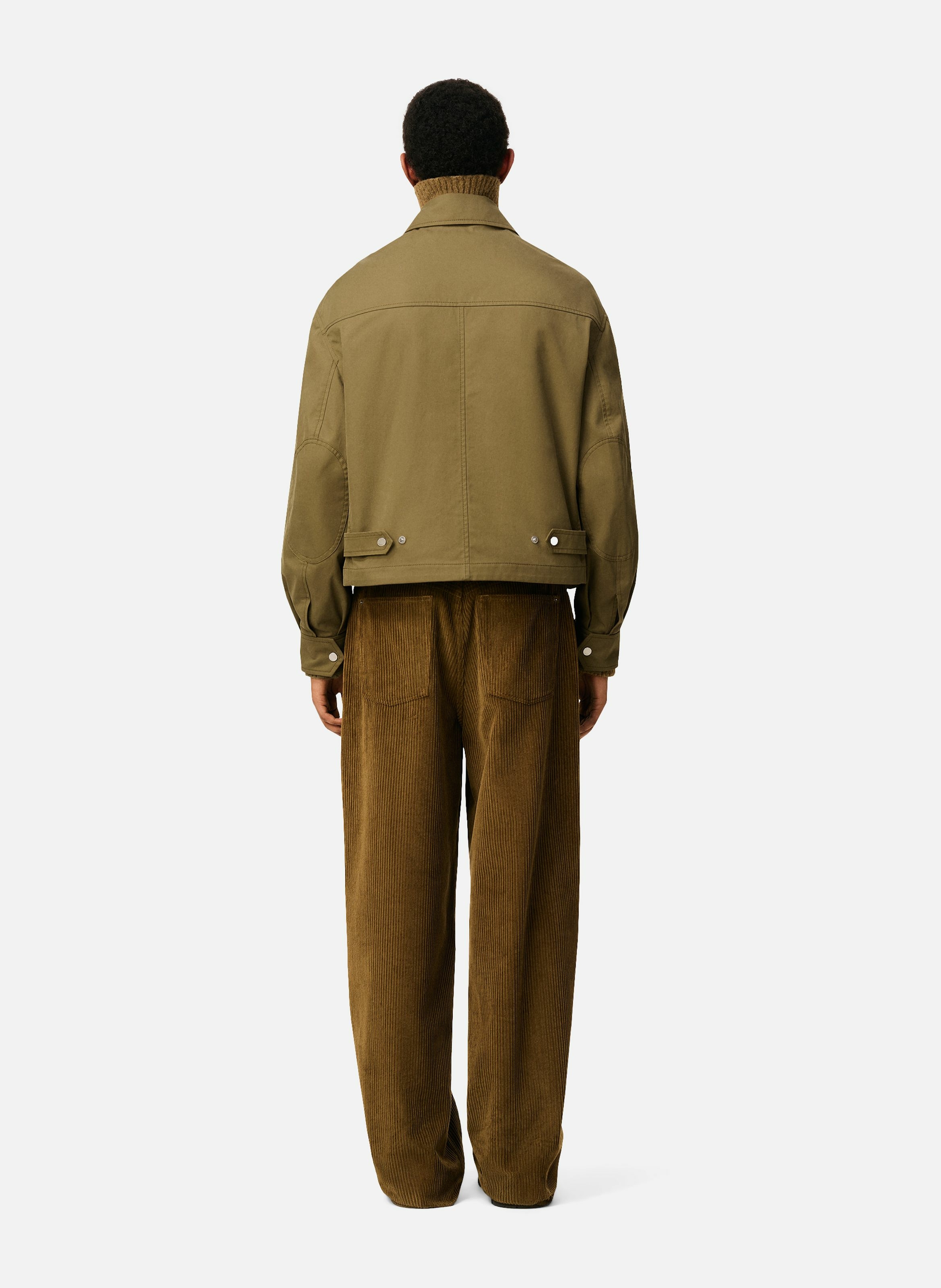 Blouson worker en coton unisexe AMI PARIS Vert