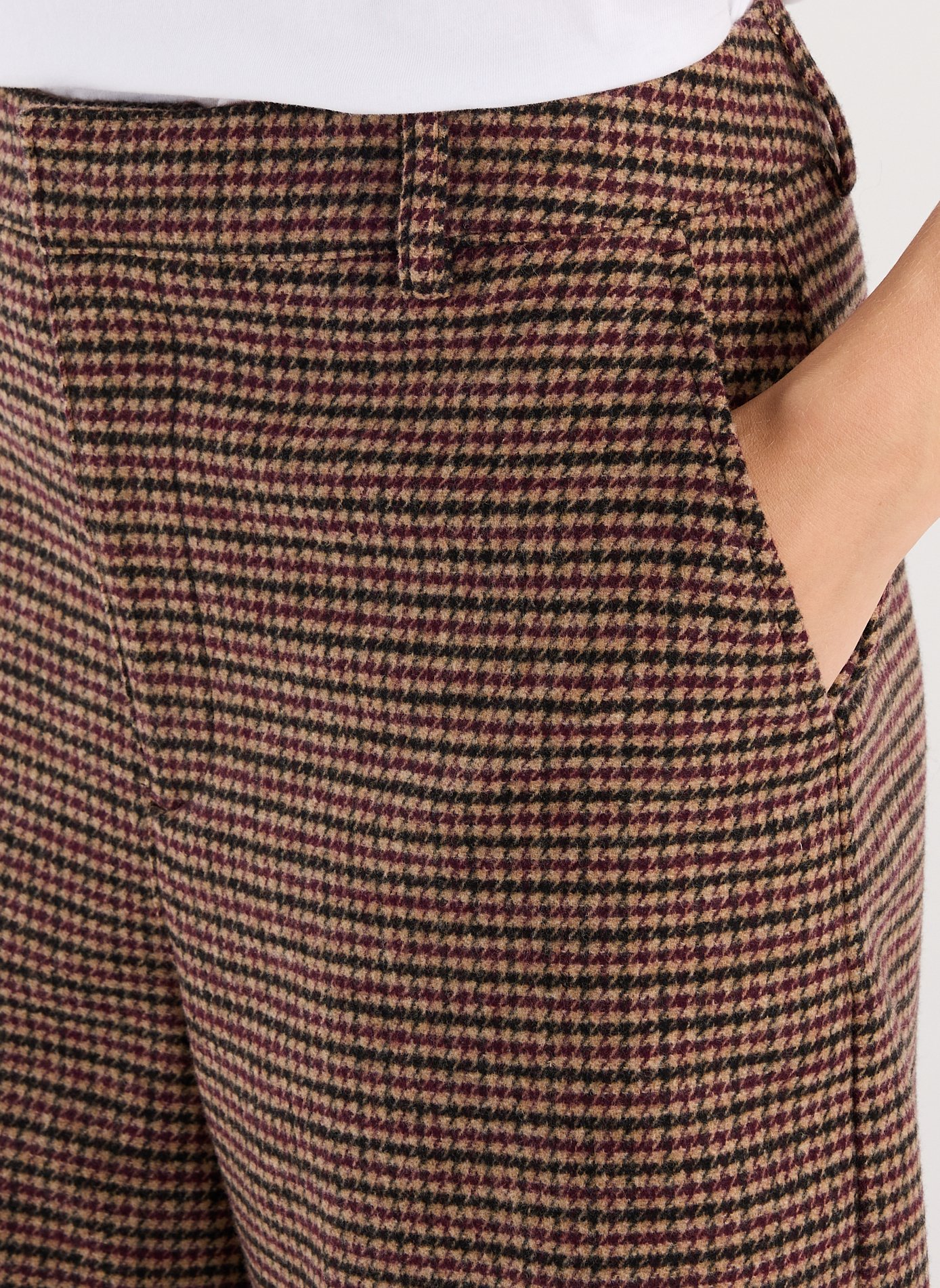 Bermuda en laine mélangée  SAISON 1865 Multicolore