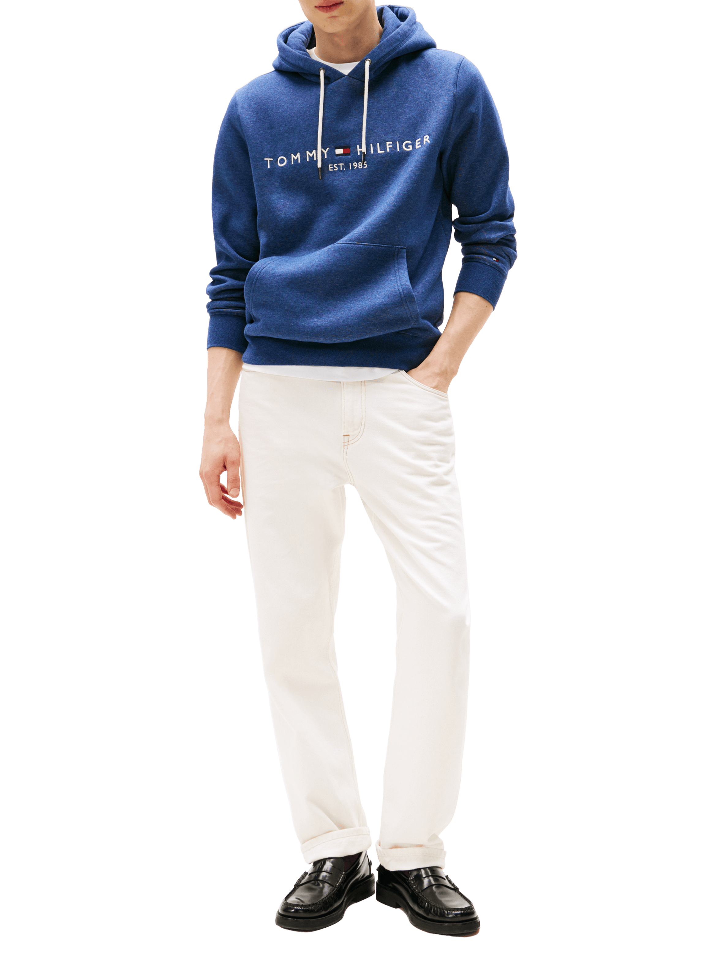 Cotton hoodie TOMMY HILFIGER Blue