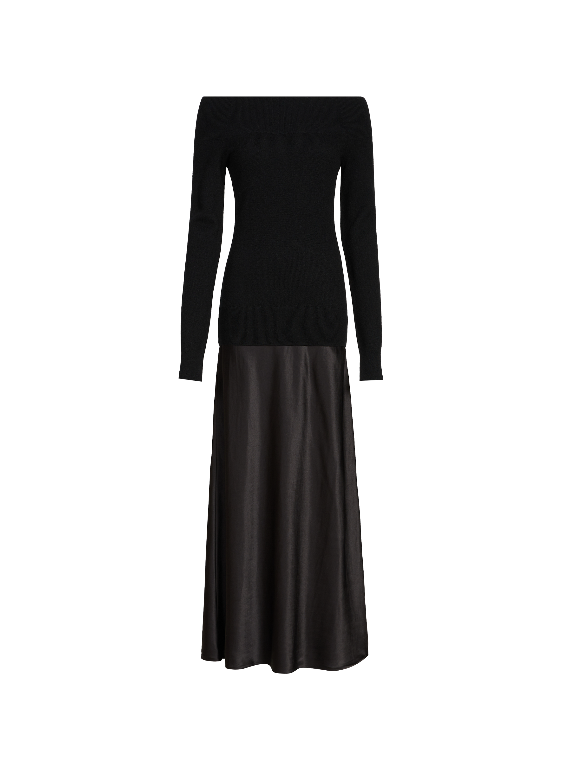 Robe Monument Bi-matière CHRISTOPHER ESBER Noir