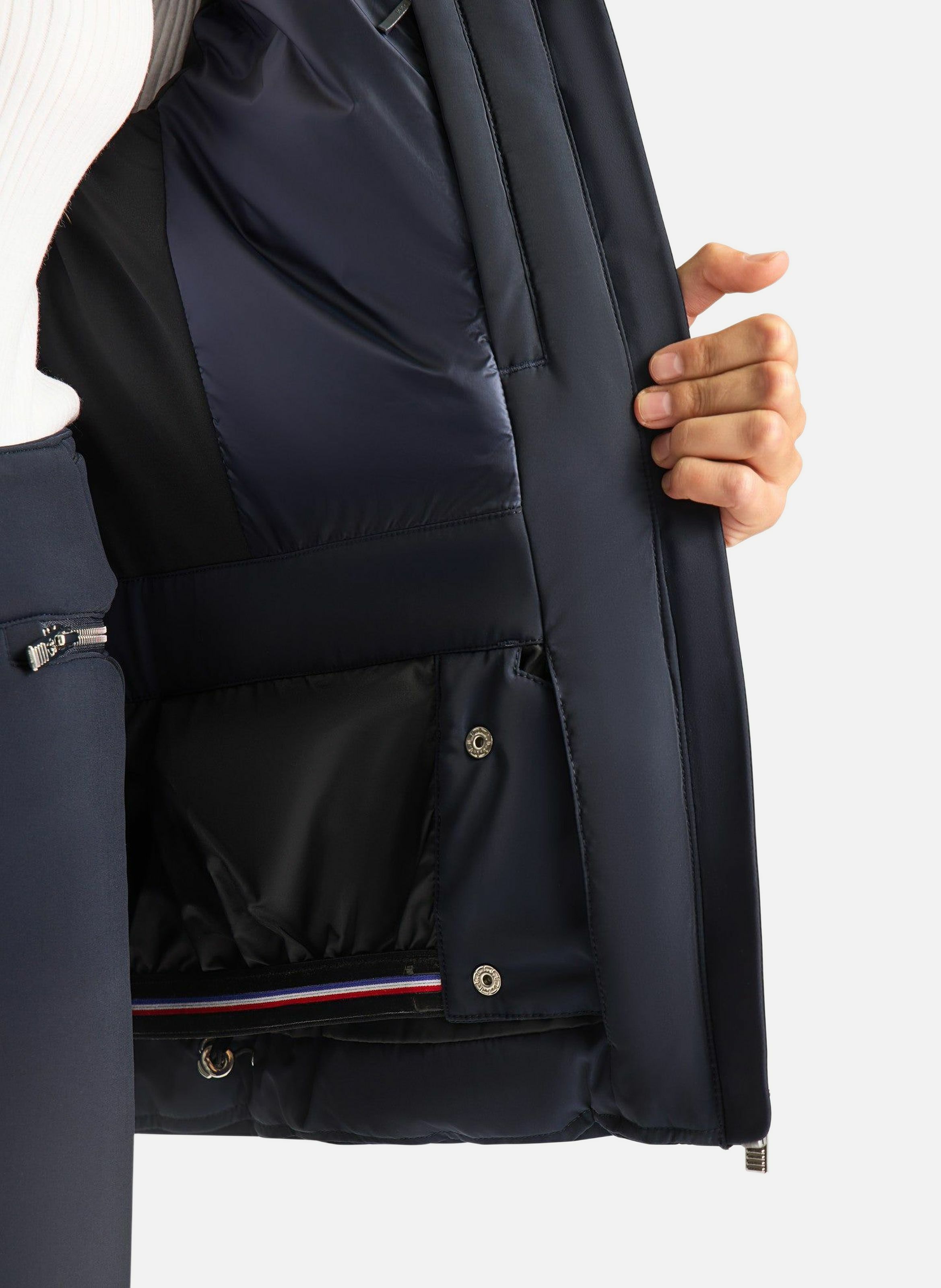 Veste de ski delphine col montant coupe ajustée FUSALP Bleu