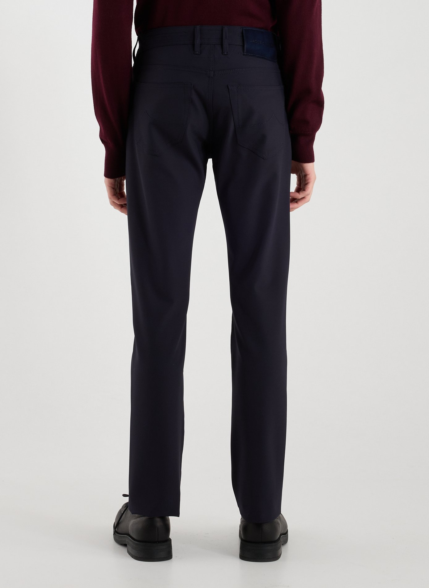 Satin Skinny Bard Pants JACOB COHEN Blue