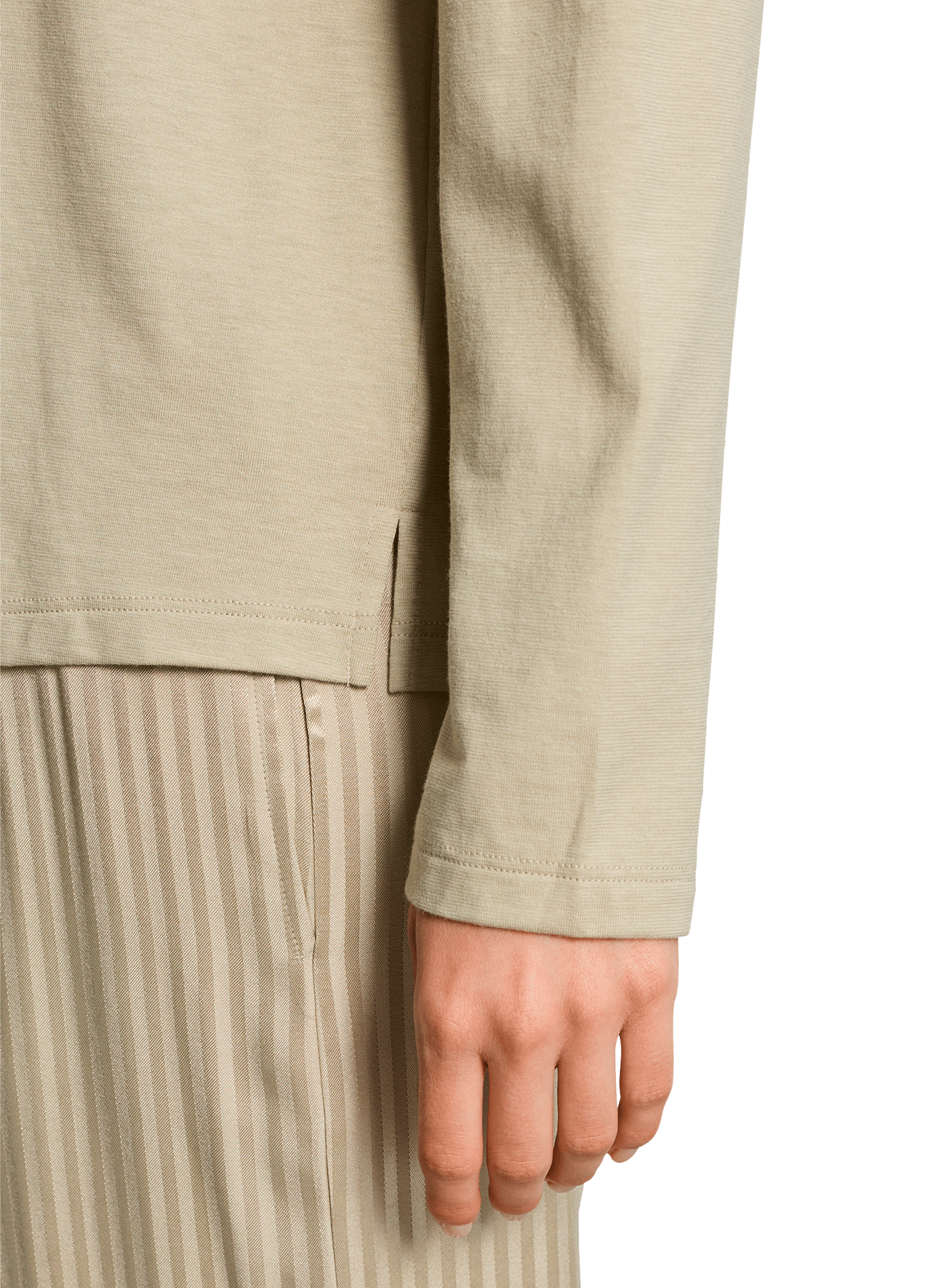 T-shirt à manches longues HANRO Vert