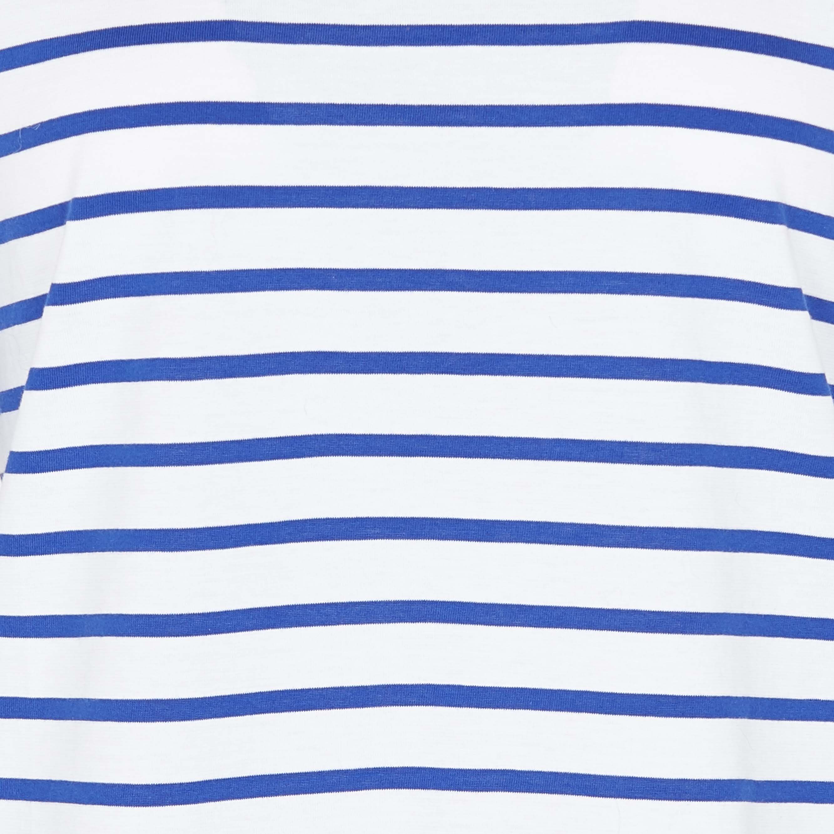 Tee-shirt droit col rond en coton ARMOR-LUX Blanc