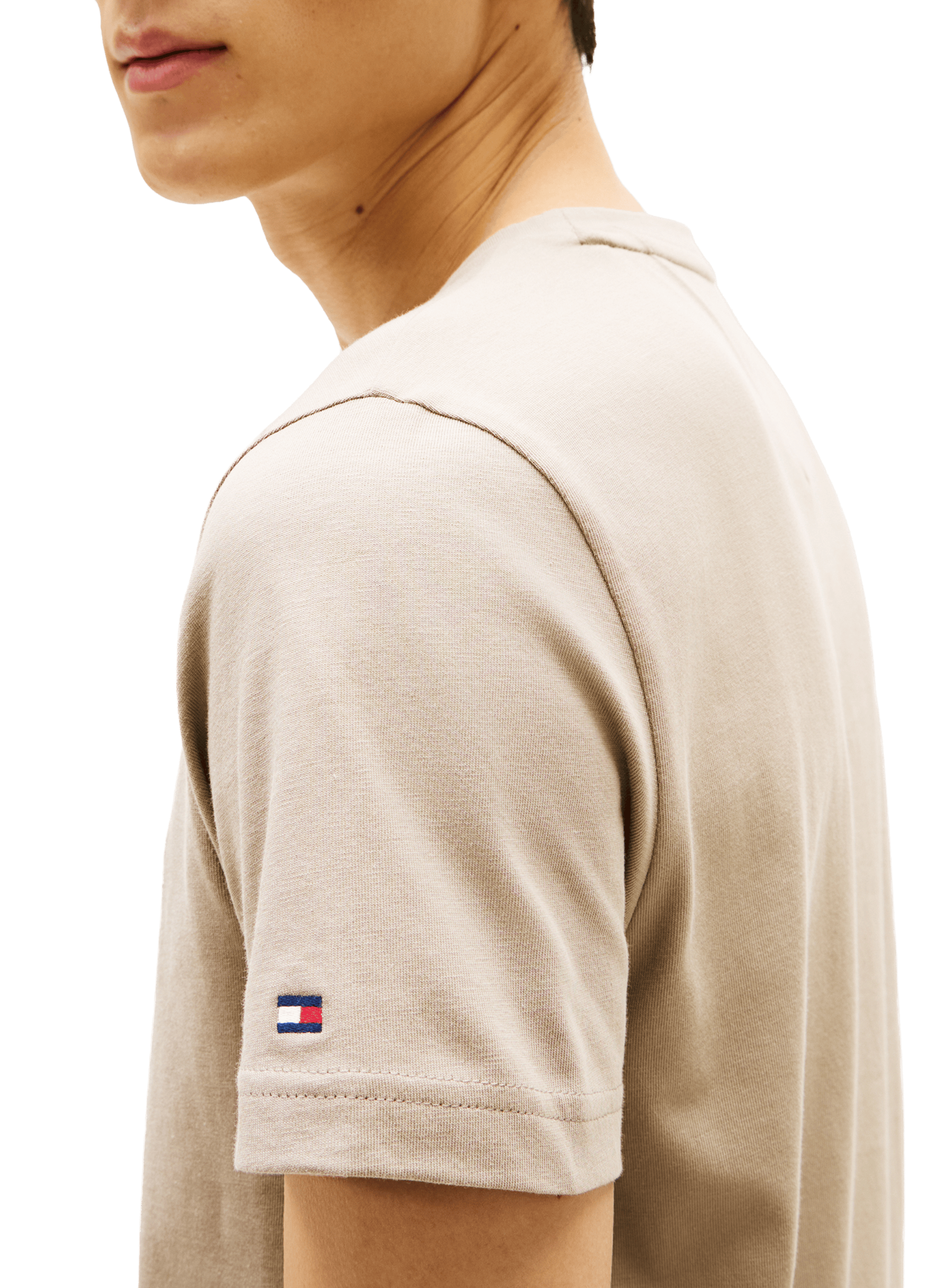 T-shirt en coton Beige