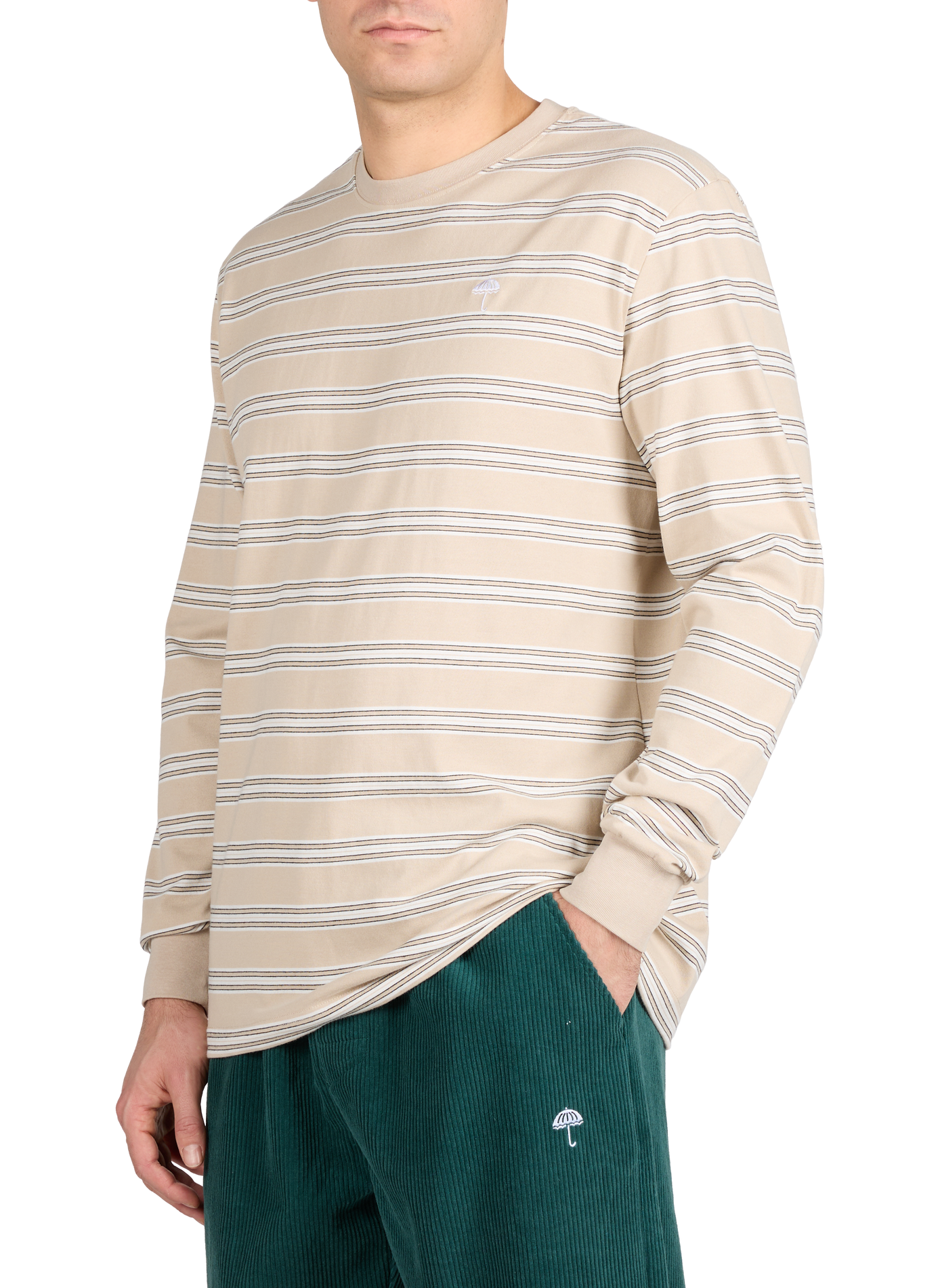 Striped T-shirt HELAS CAPS Beige