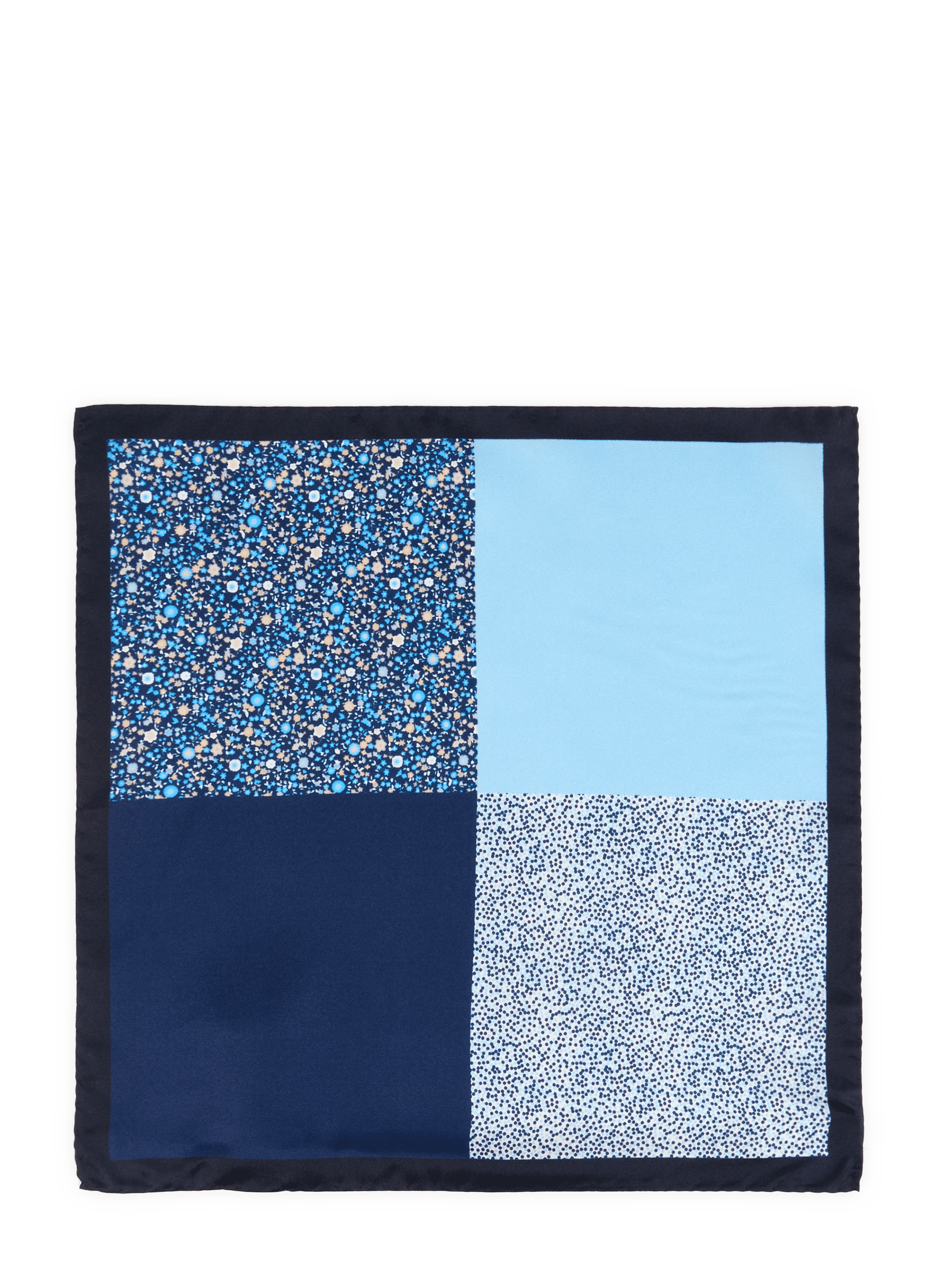 Square silk printed scarf AU PRINTEMPS PARIS Multicolour
