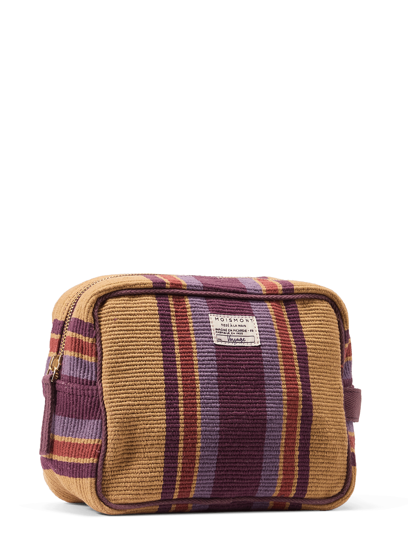 Trousse Bari Amazon en coton MOISMONT Marron