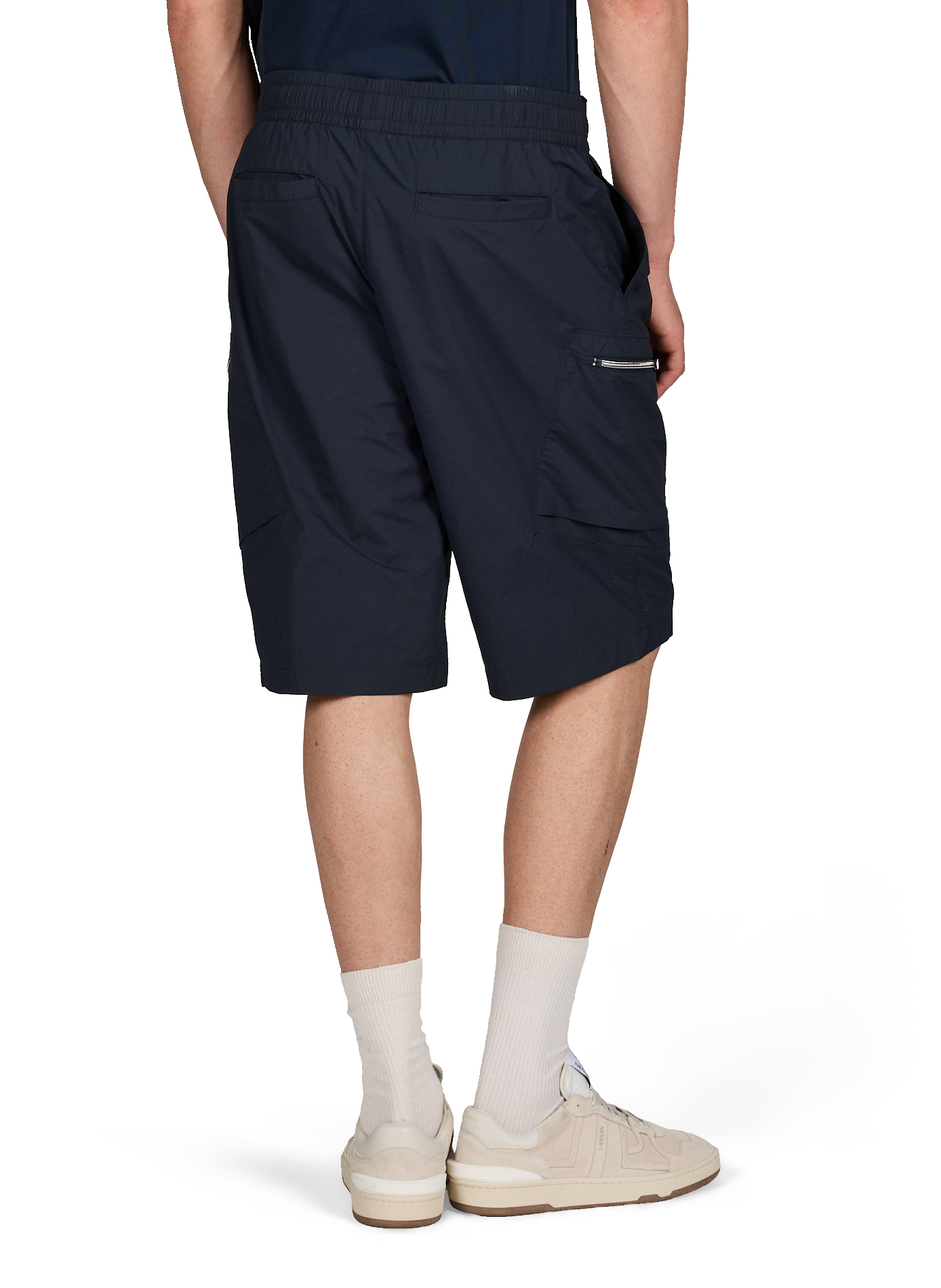 Short taille élastique avec poches zippées MOOSE KNUCKLES Bleu