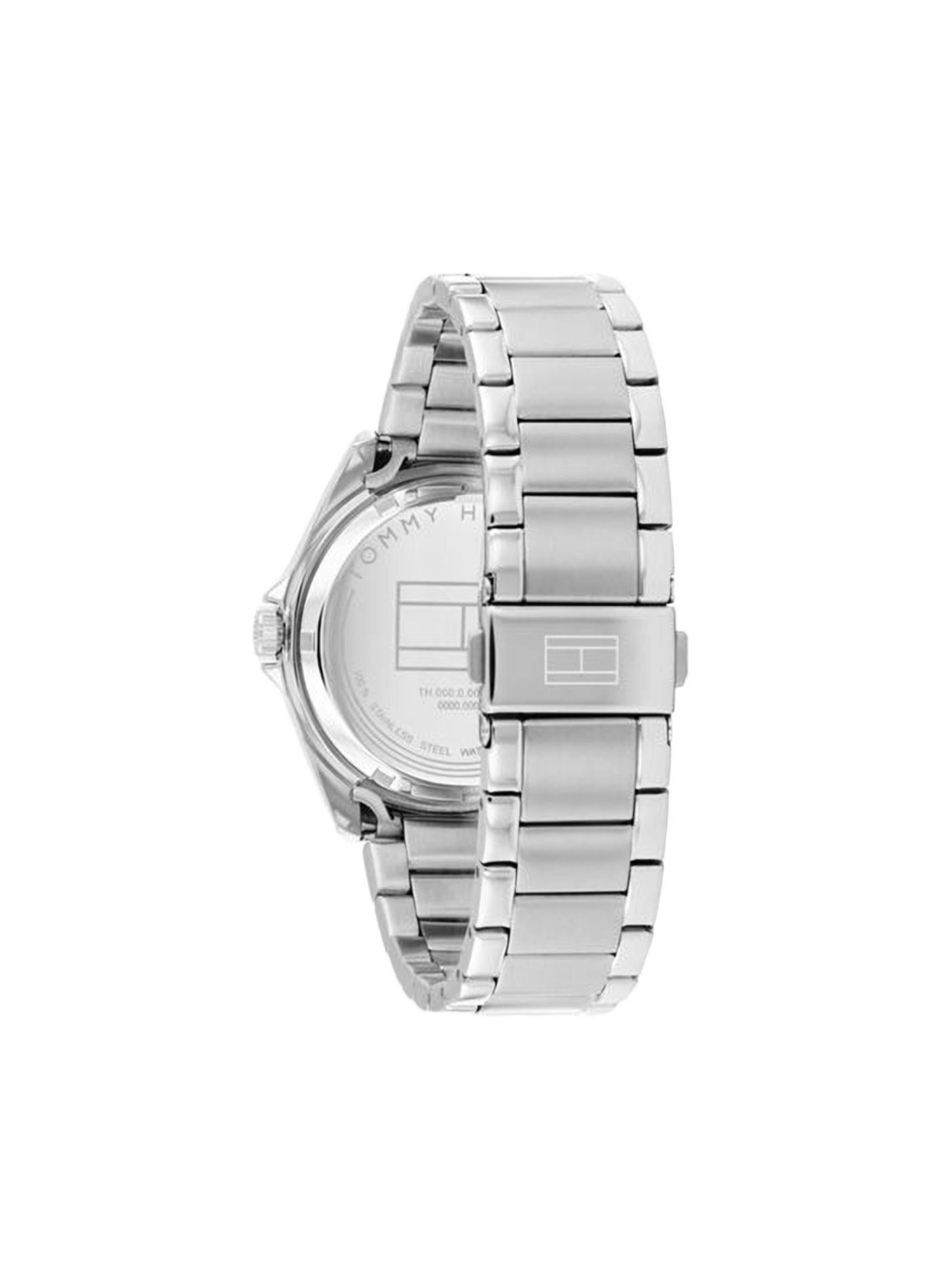 Montre automatique Baker en acier inoxydable TOMMY HILFIGER MONTRES Argent