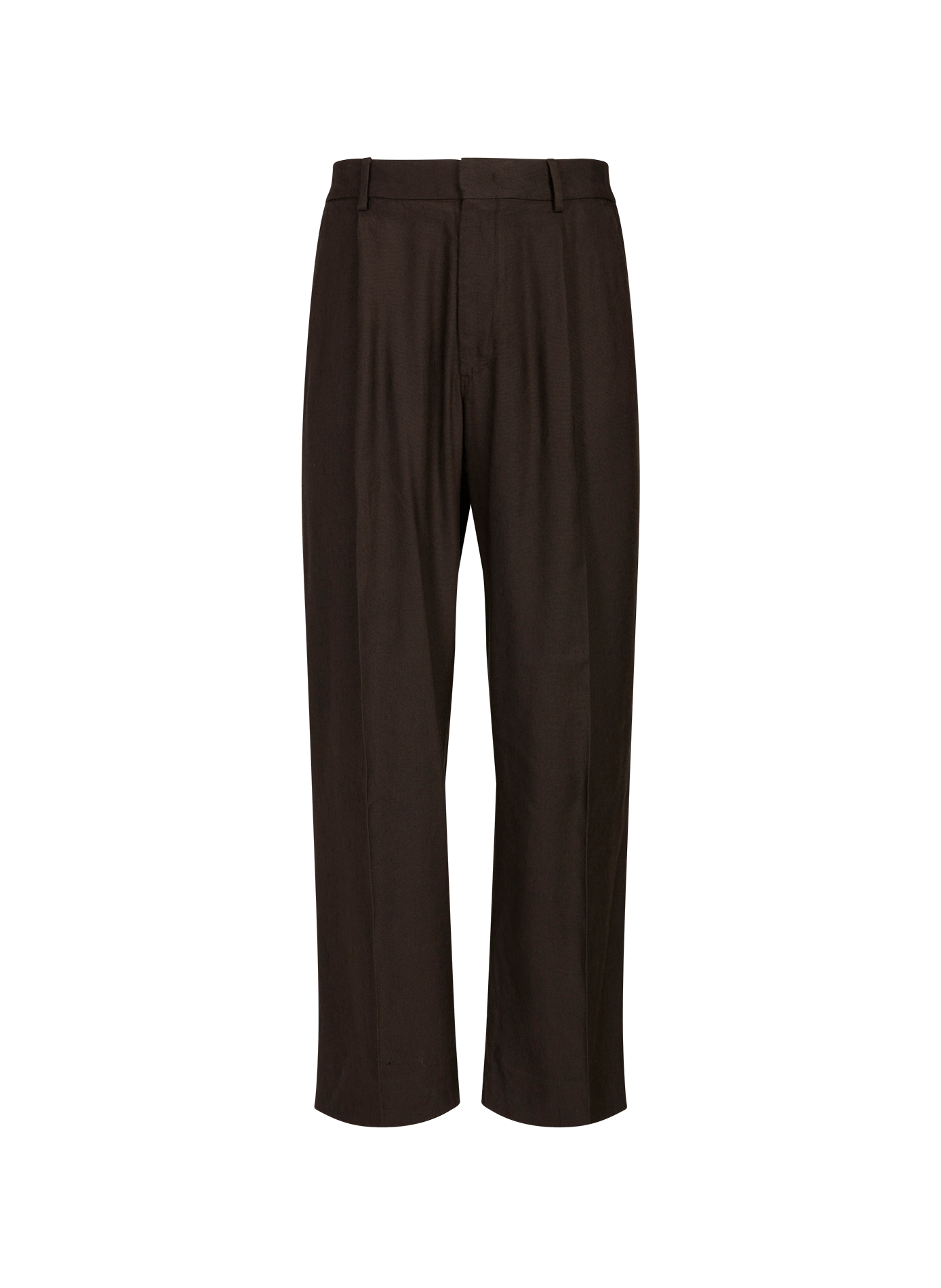 Pantalon en lin mélangé NN.07 Marron