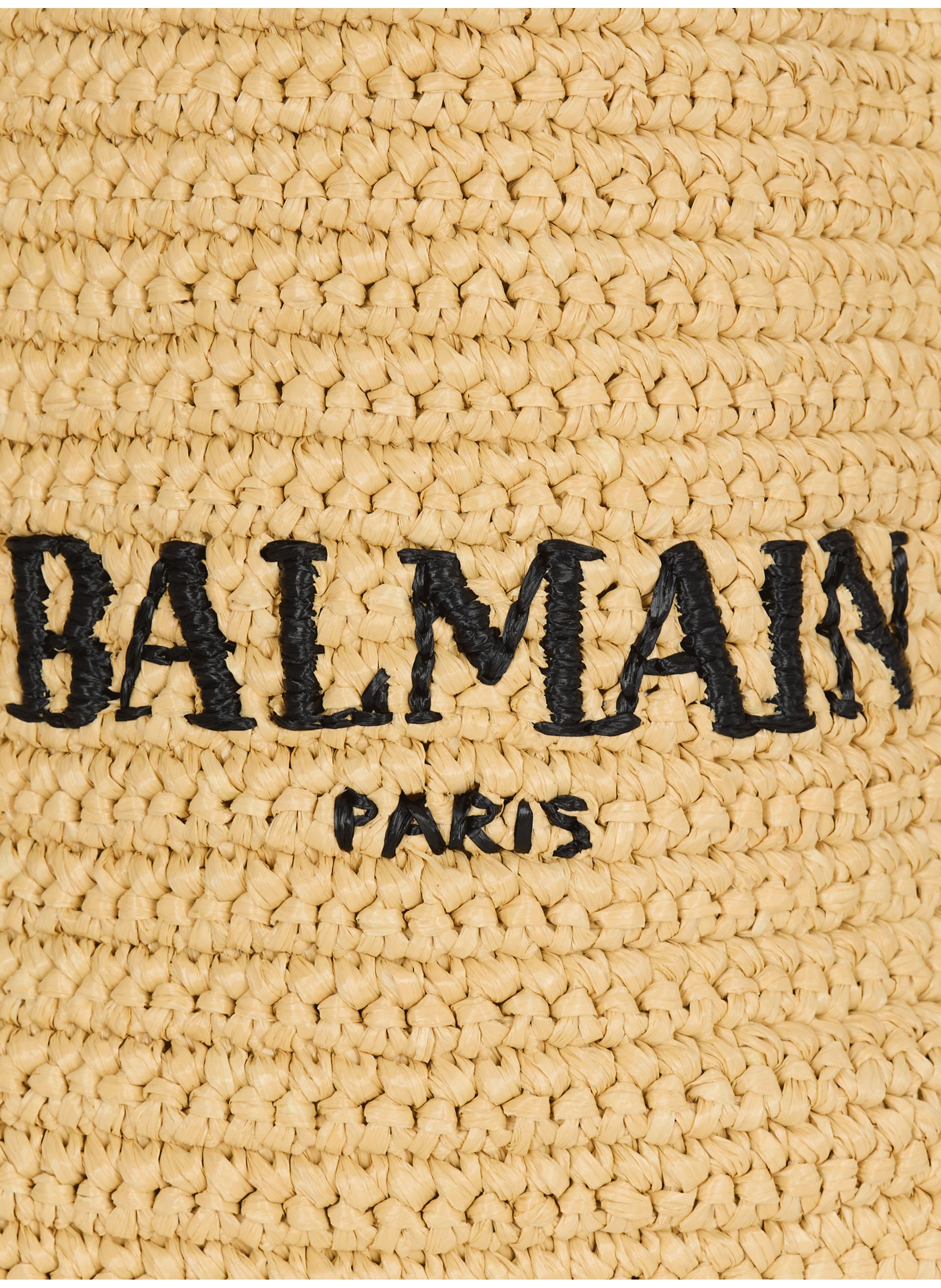 Sac cabas balmain mini en crochet BALMAIN Beige