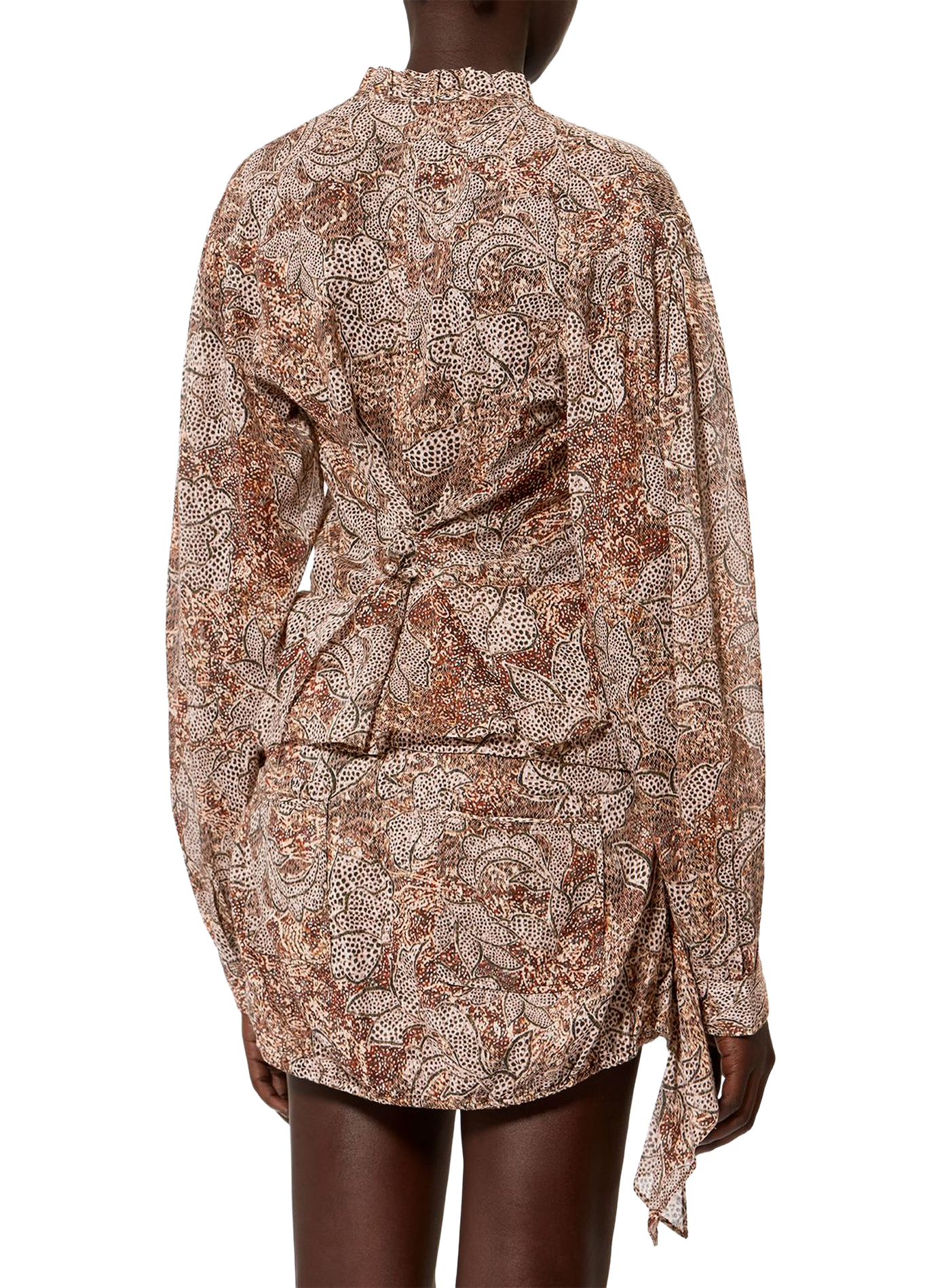 Ruffled cotton voile Celeny blouse ISABEL MARANT White