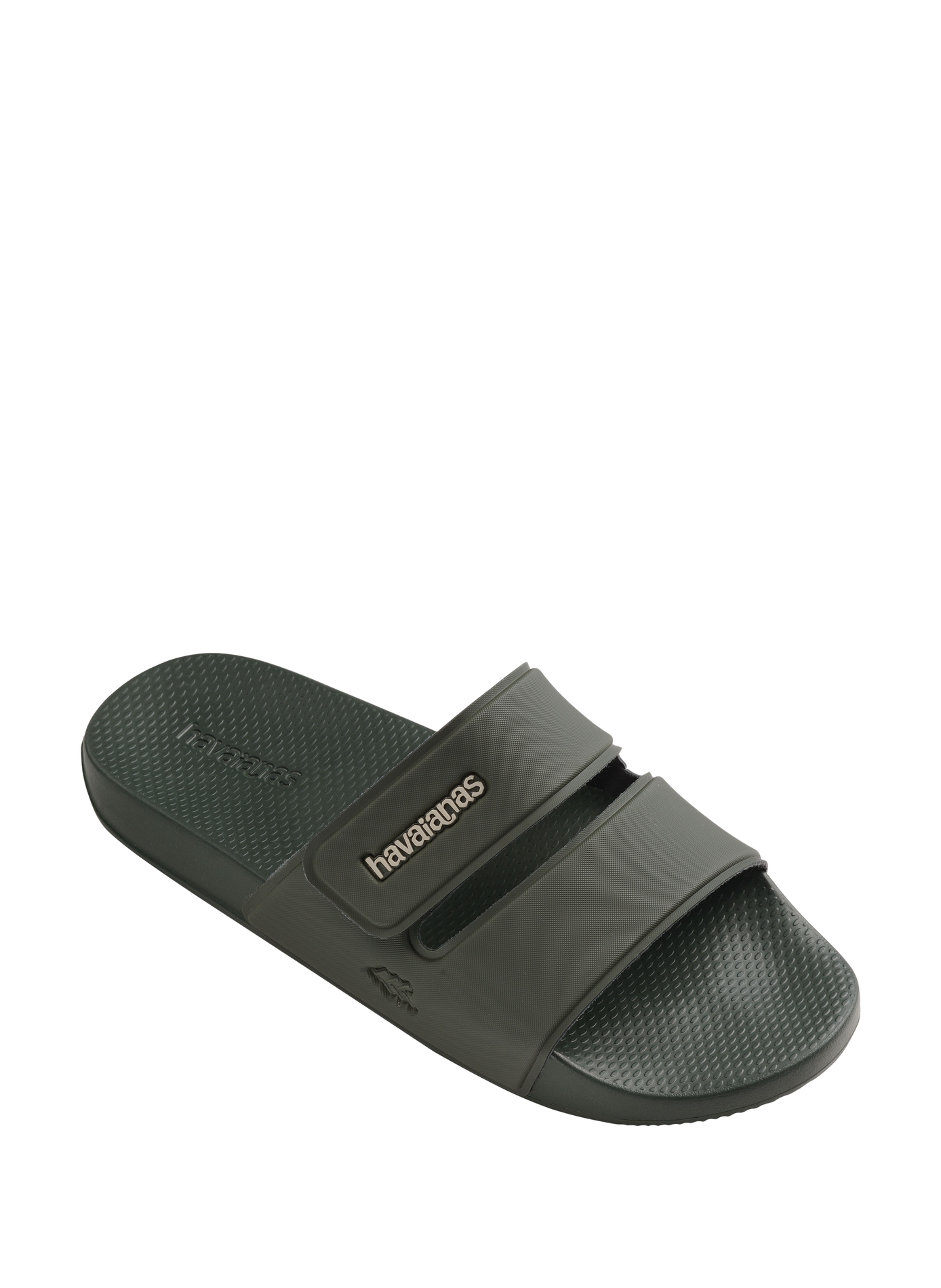 Slippers met textuurband HAVAIANAS Kaki