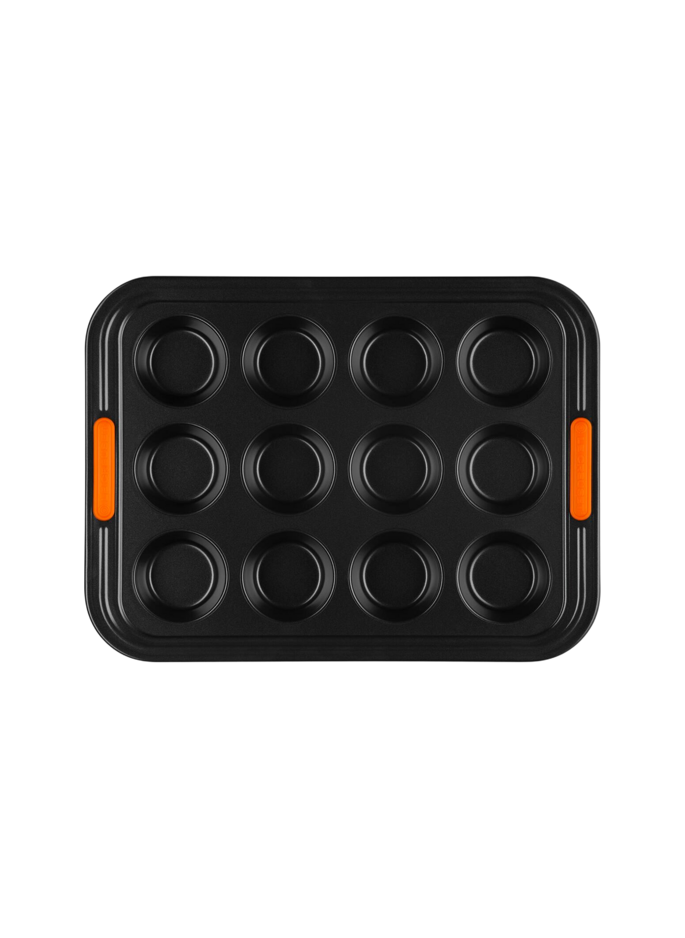 12-cup steel muffin pan LE CREUSET Black