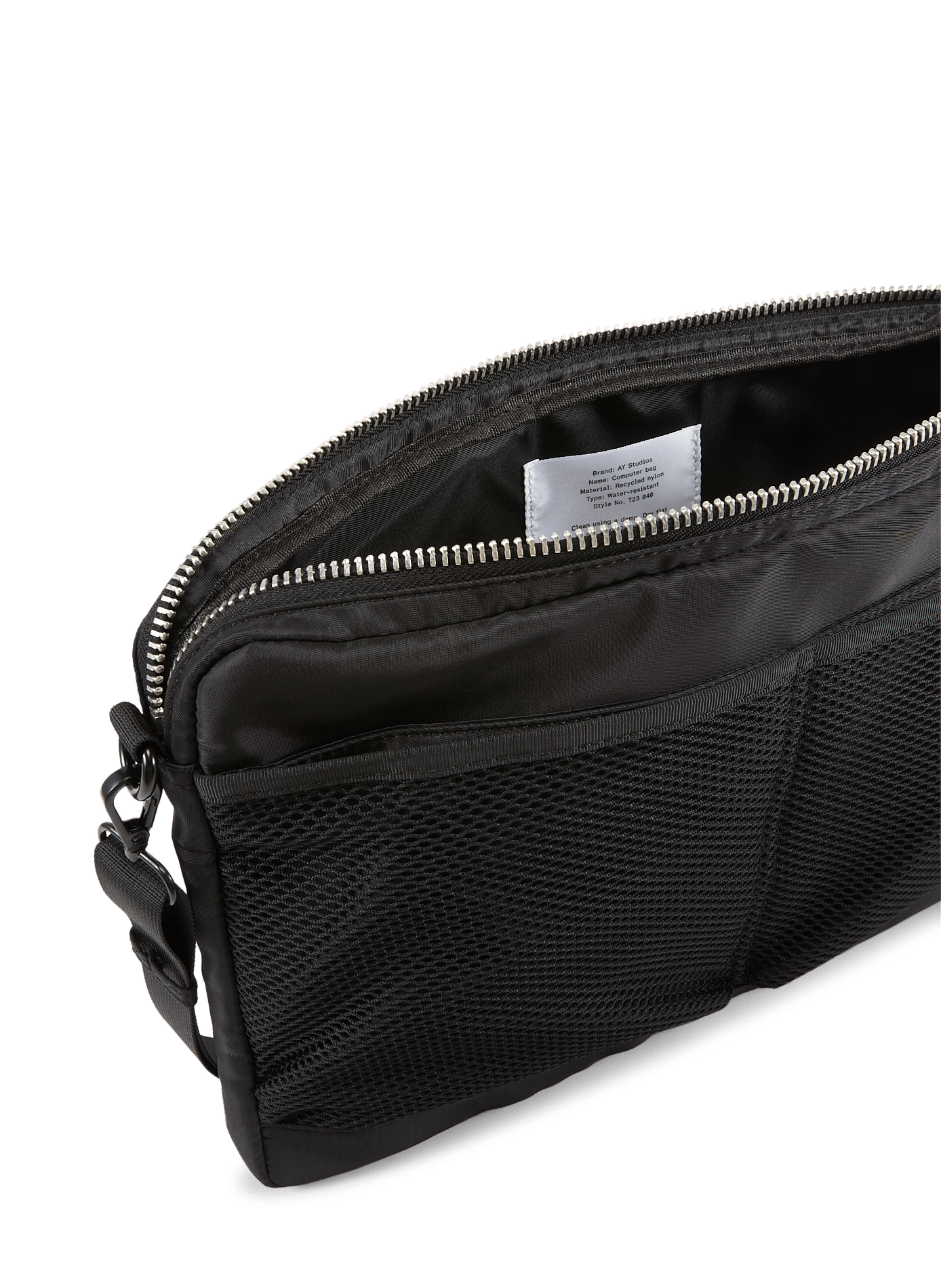Shoulder computer bag AY STUDIOS Black