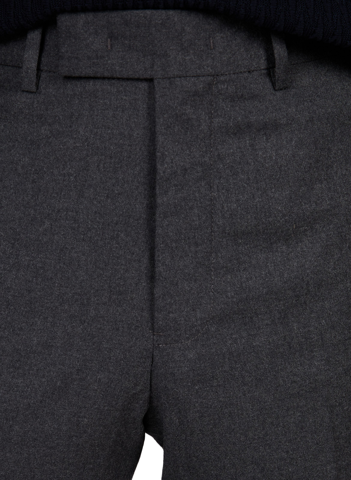 Pantalon en laine mélangée EMPORIO ARMANI Gris