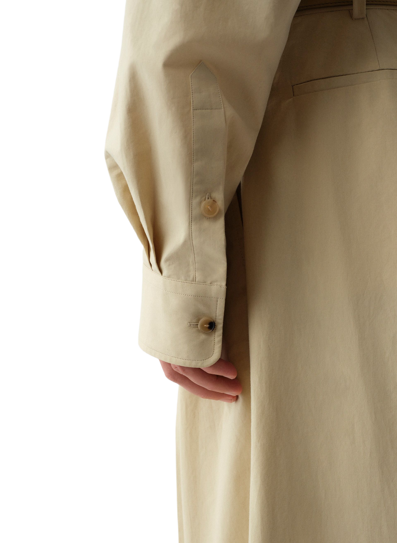 Straight shirt Cornelius in cotton CALVIN KLEIN COLLECTION Beige