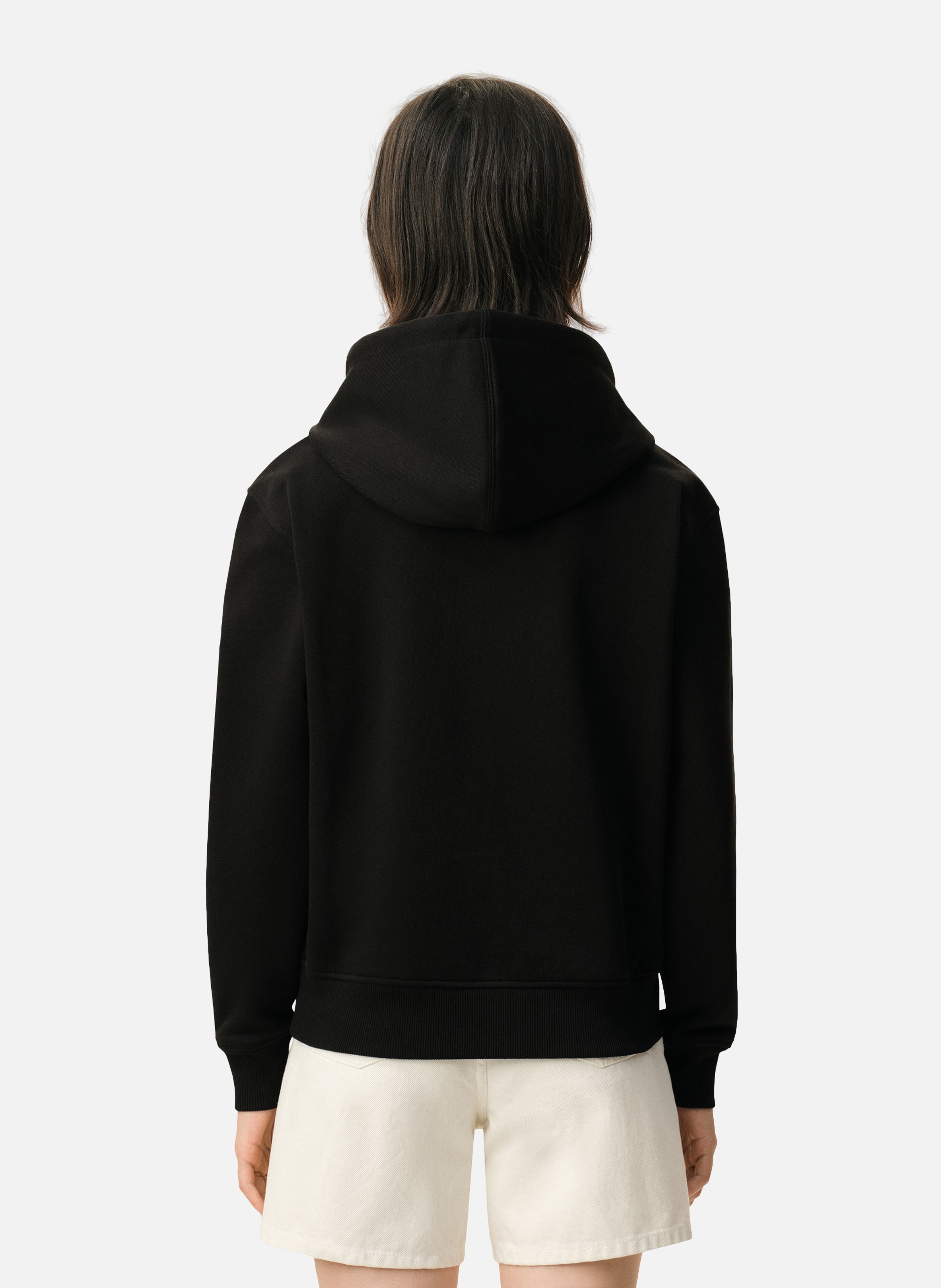 Hoodie zippé ami de coeur rouge unisexe AMI PARIS Noir