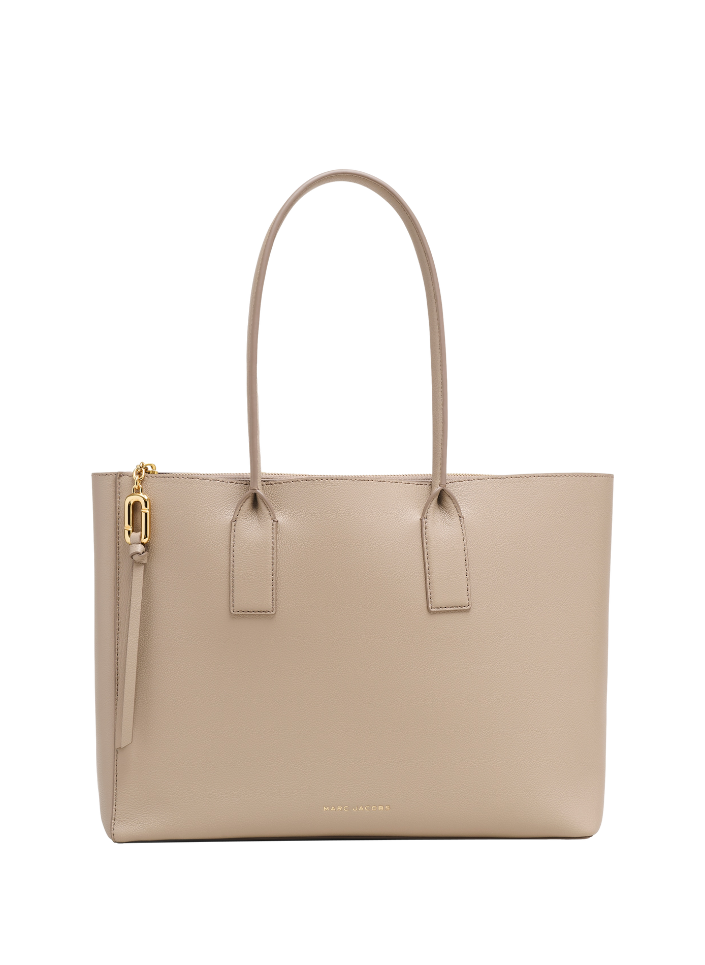 Pop J Marc Work Tote leather tote bag MARC JACOBS Beige