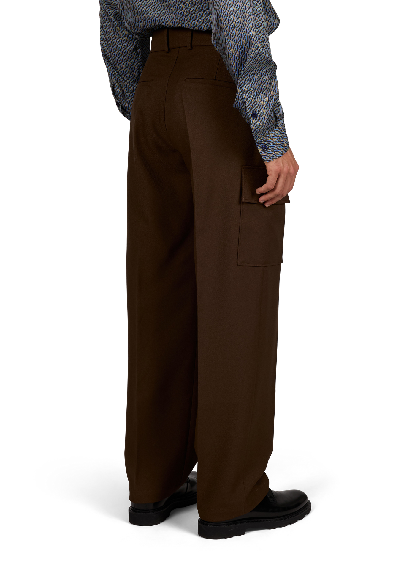 Wide cargo pants DROLE DE MONSIEUR Brown