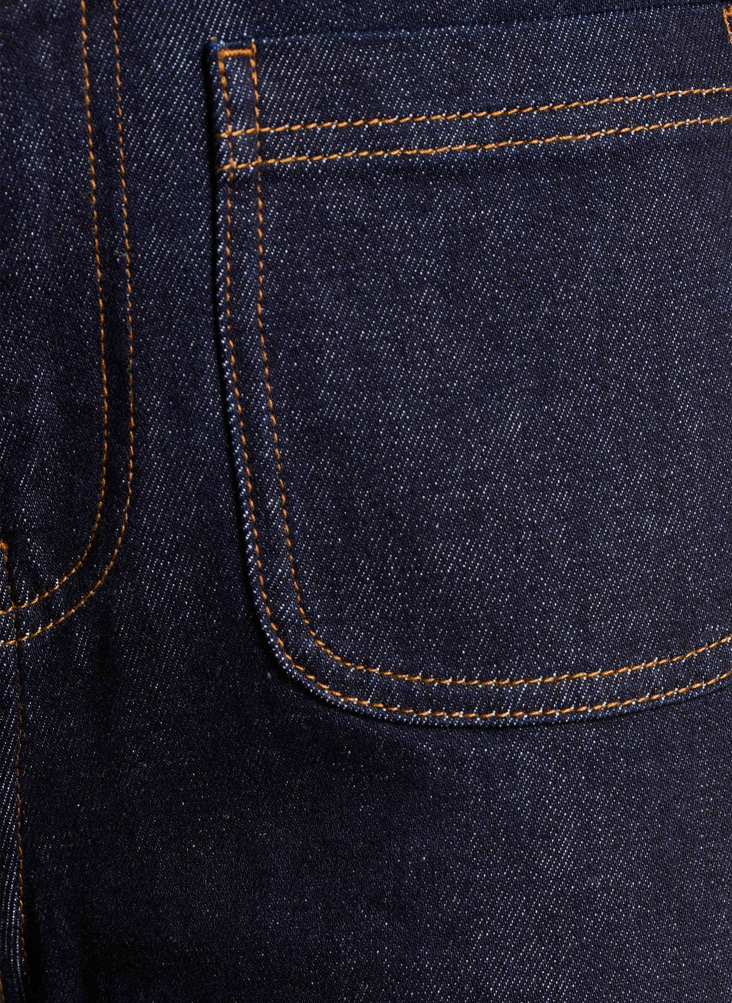 Cropped jeans van een katoenmix met biologisch katoen LA FEE MARABOUTEE Blauw