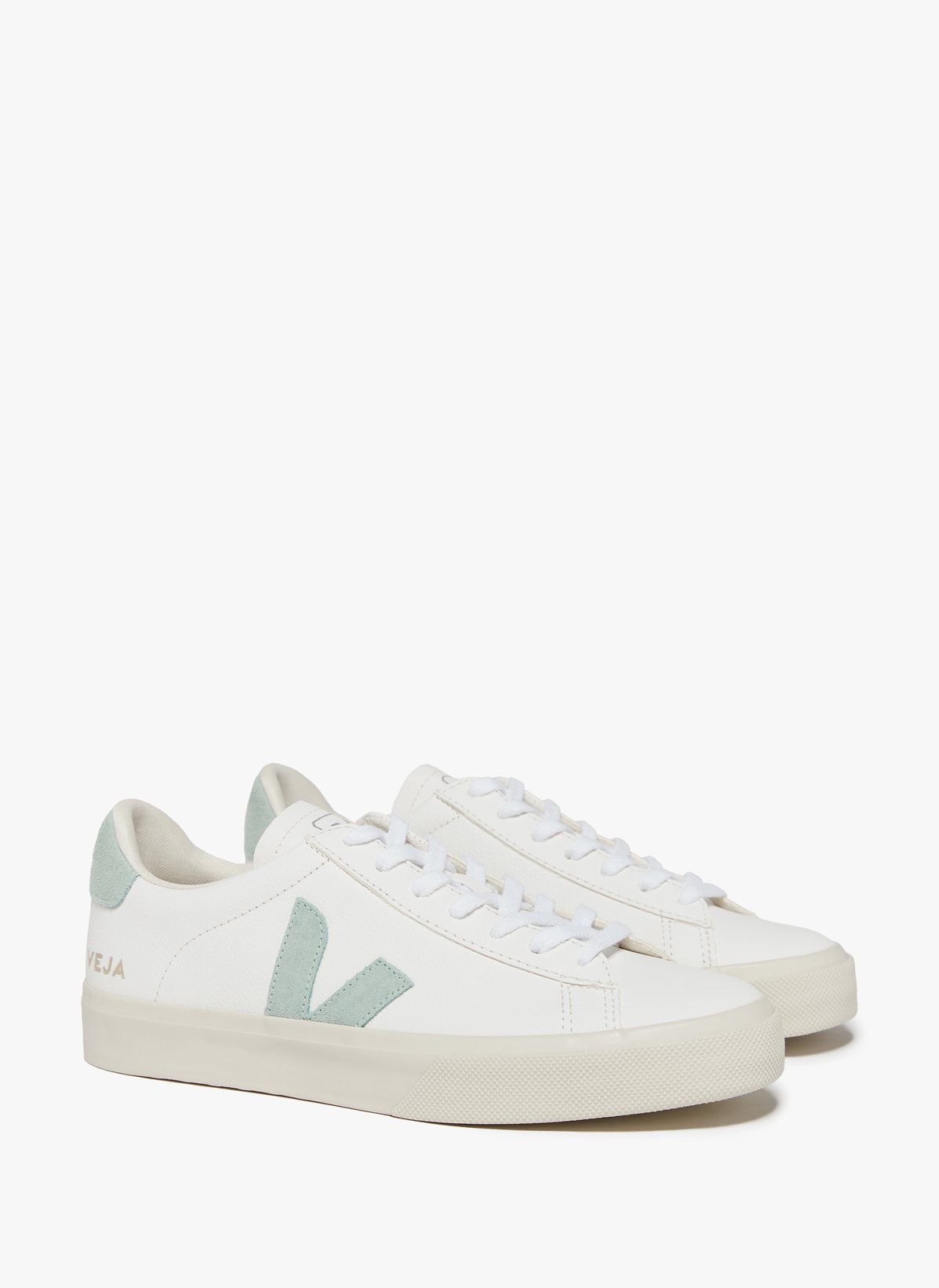 Veja Baskets Campo En Cuir In White